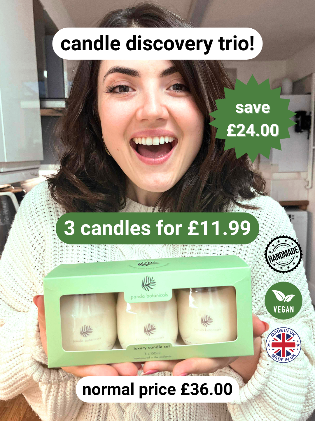 Panda Botanicals – Candle Discovery Trio