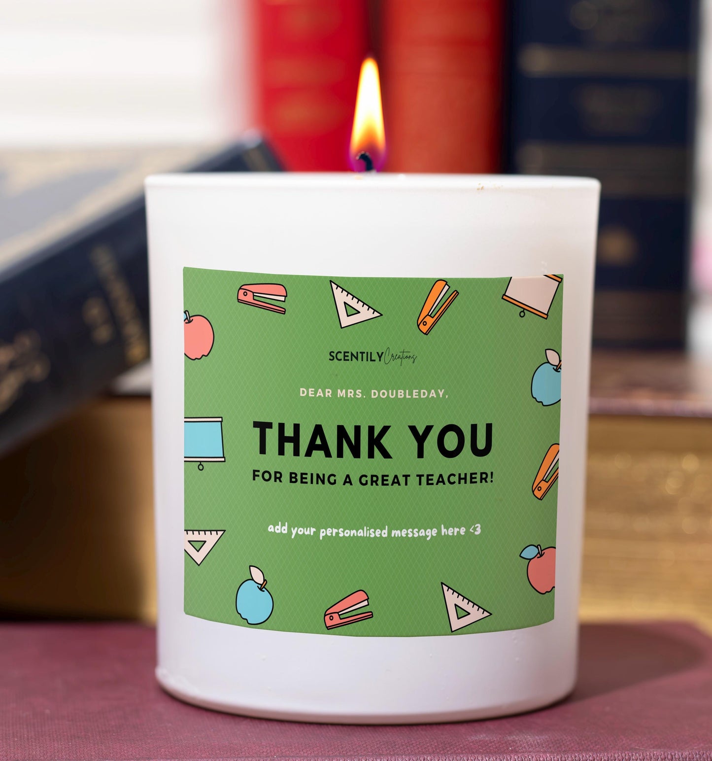 Thank You End of School Scented Candle