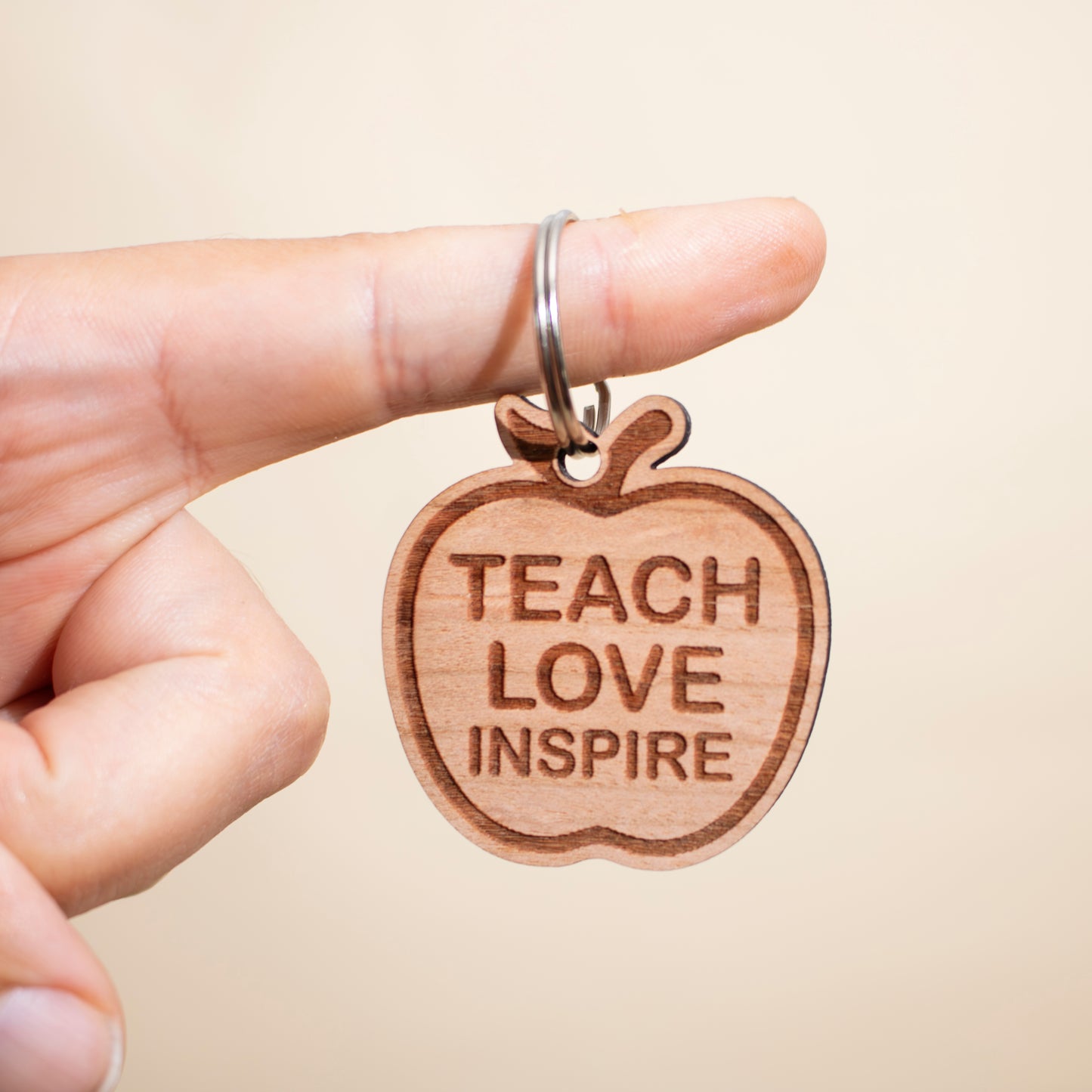 Teach Love Inspire Keyring