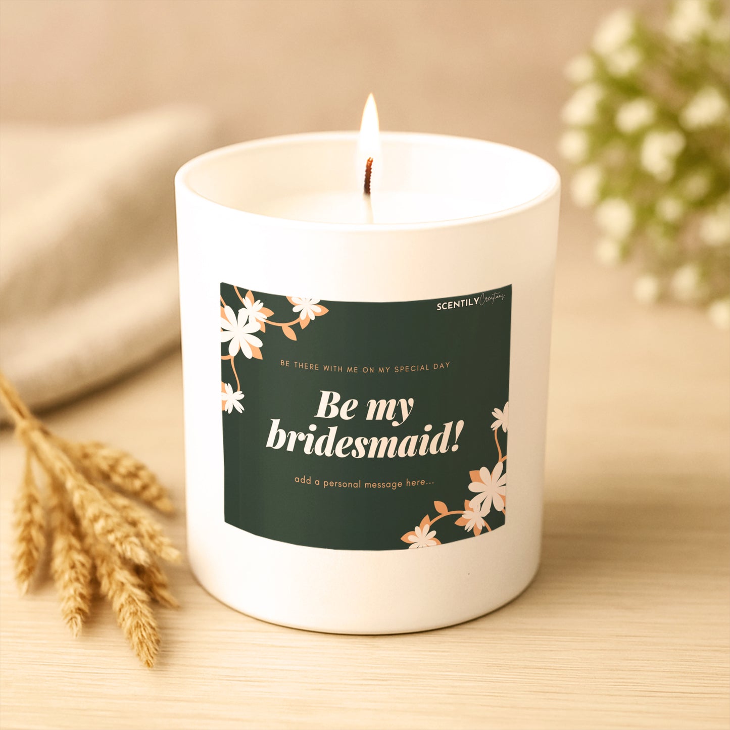Be My Bridesmaid! Scented Candle