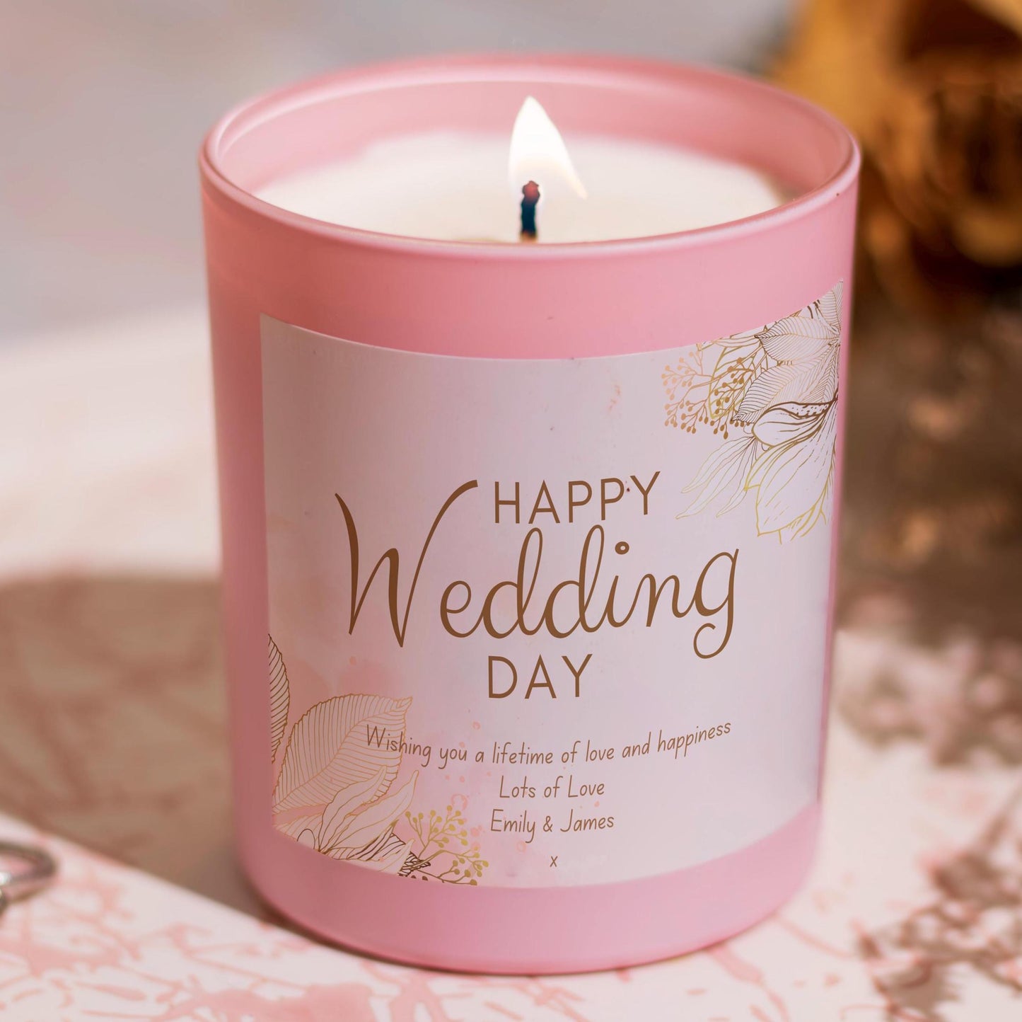 Happy Wedding Day Scented Candle