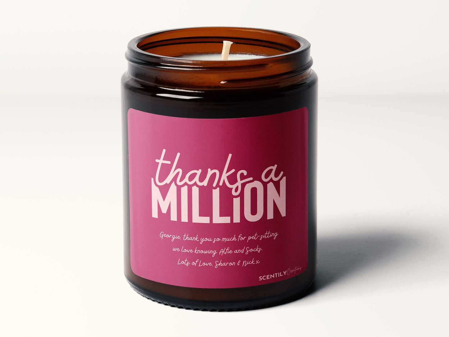 Thanks a Million Candle