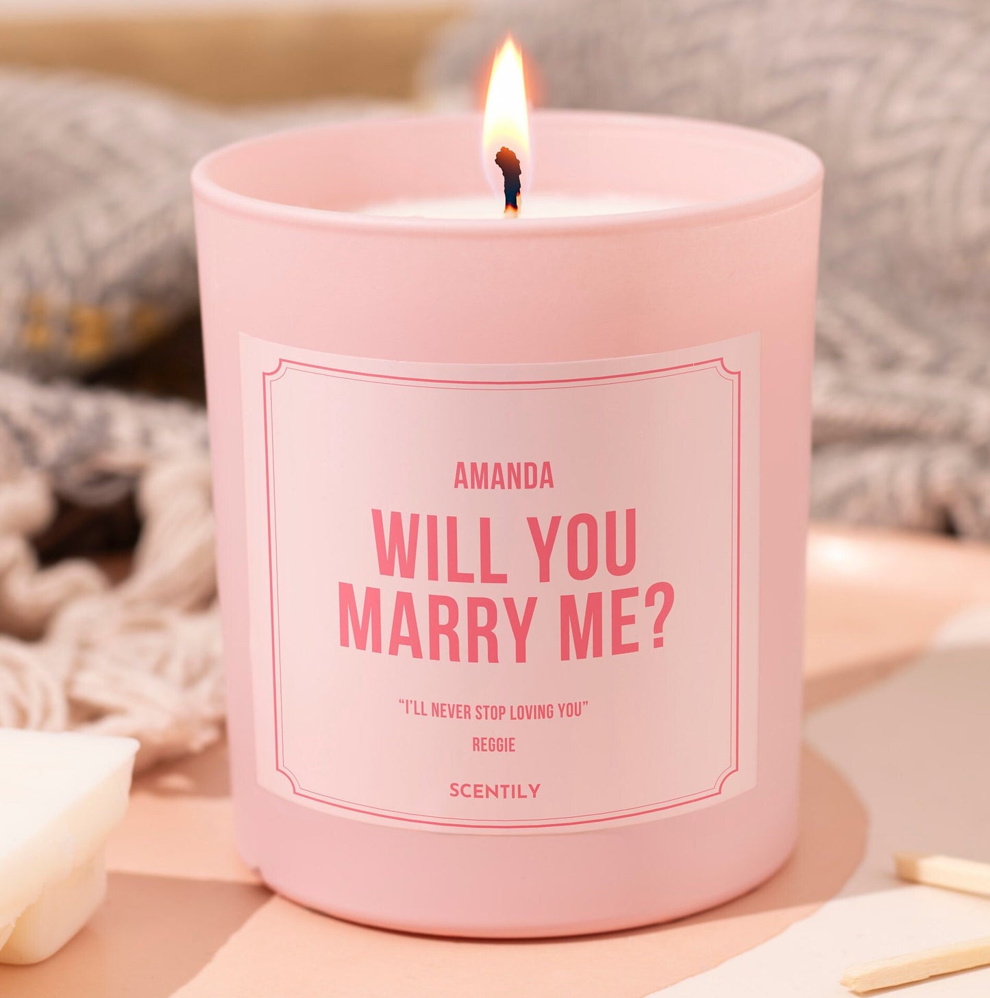 Will You Marry Me Scented Candle