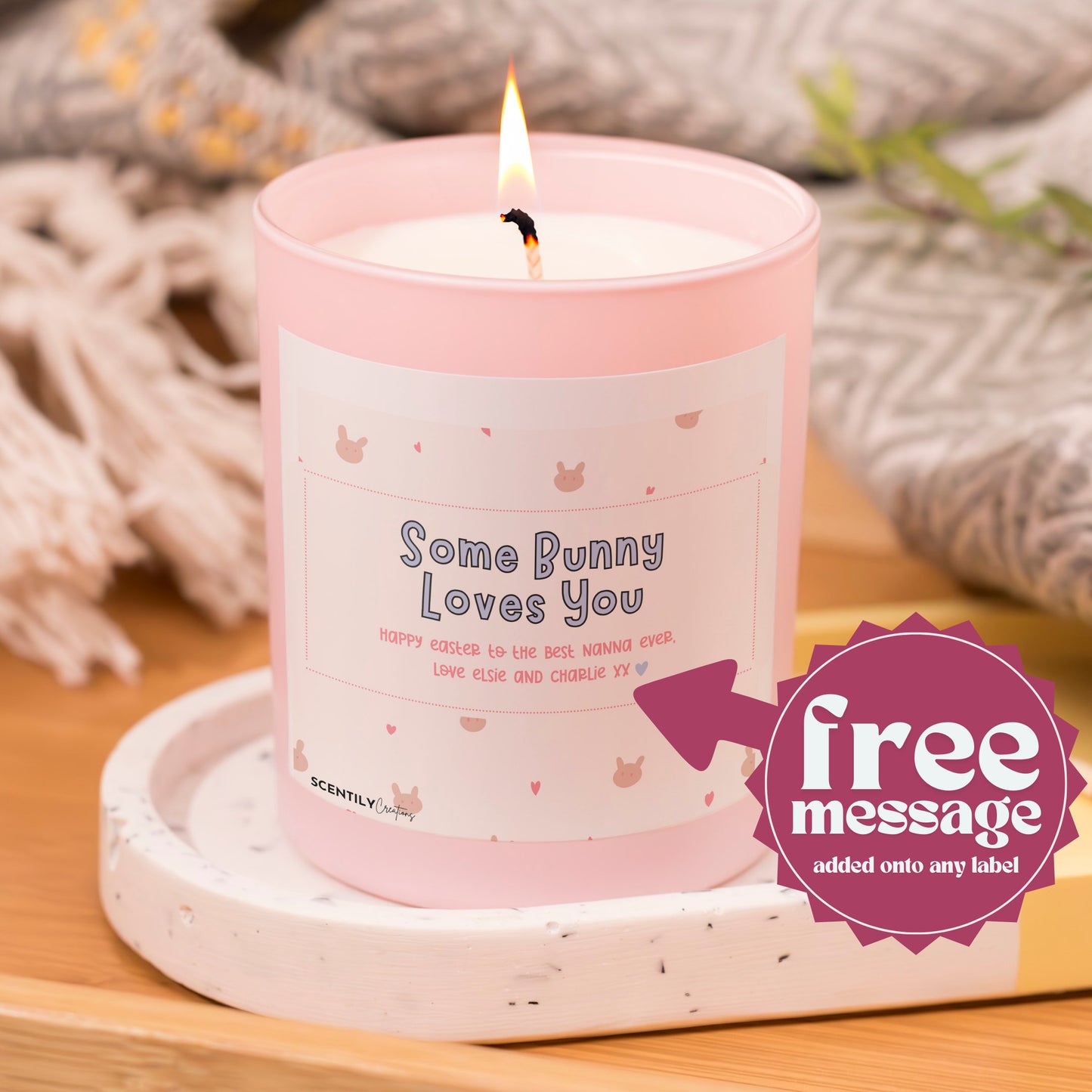 Some Bunny Loves You Scented Candle