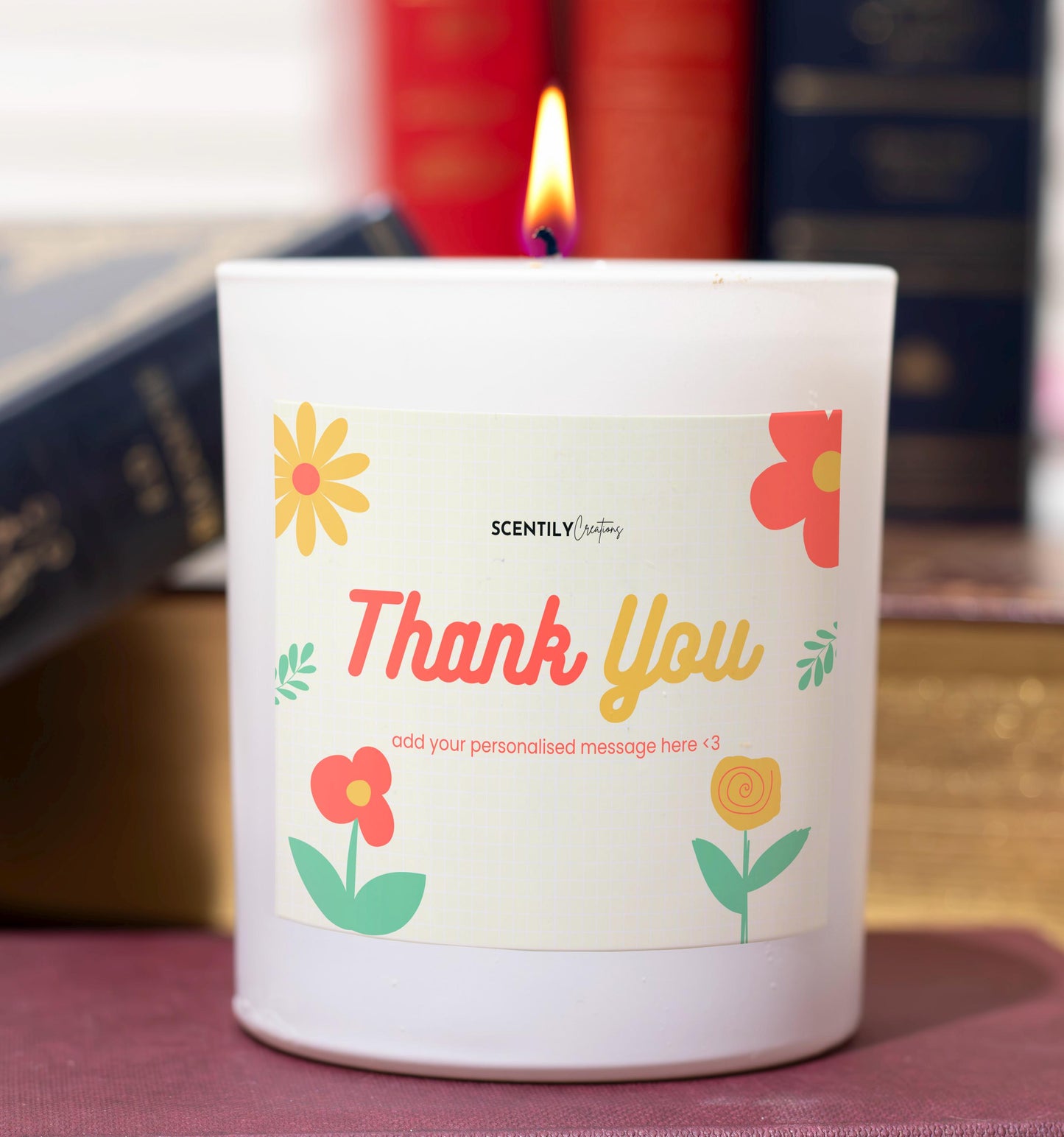 Petals Thank You Scented Candle