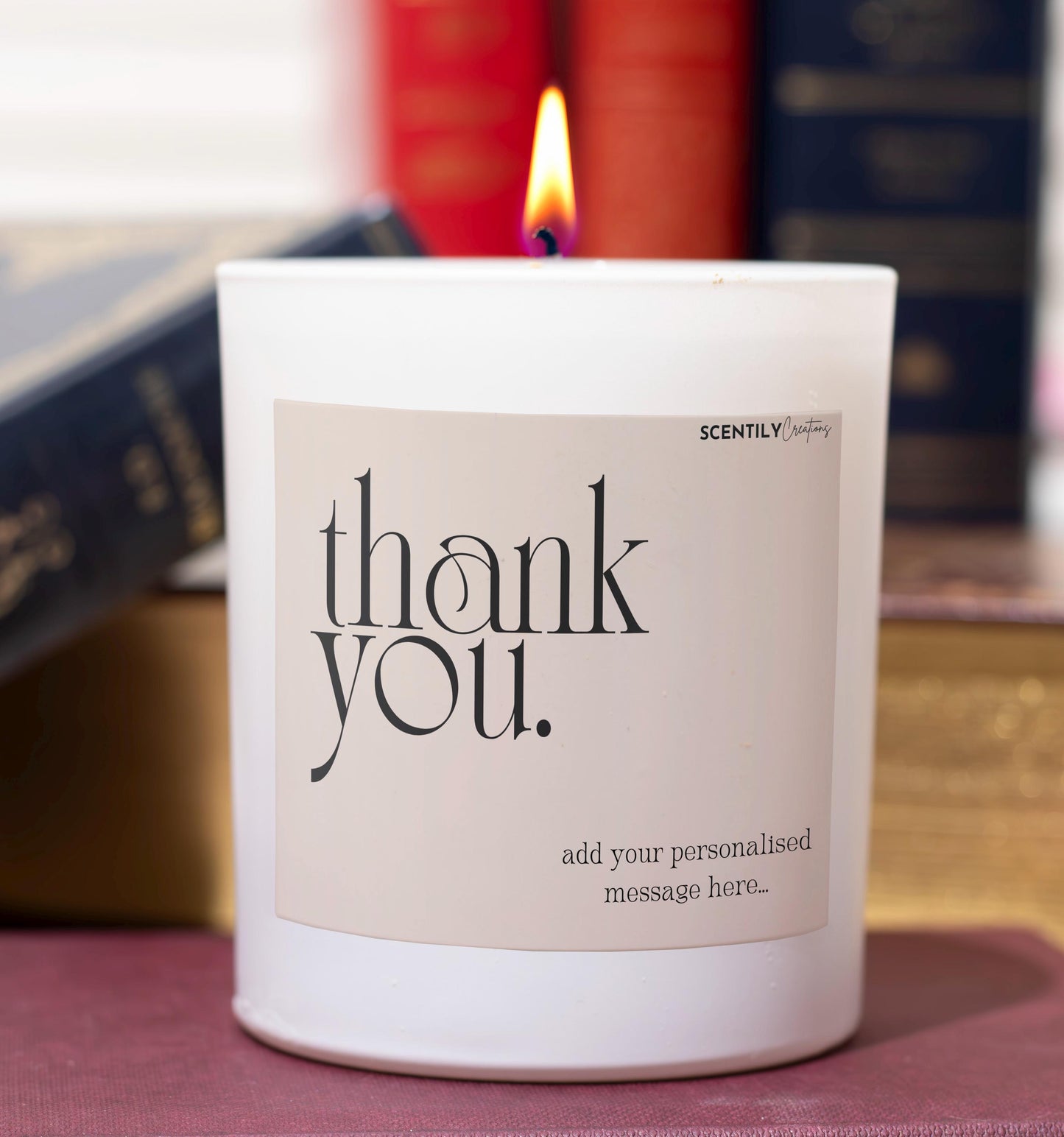 Thank You. Scented Candle