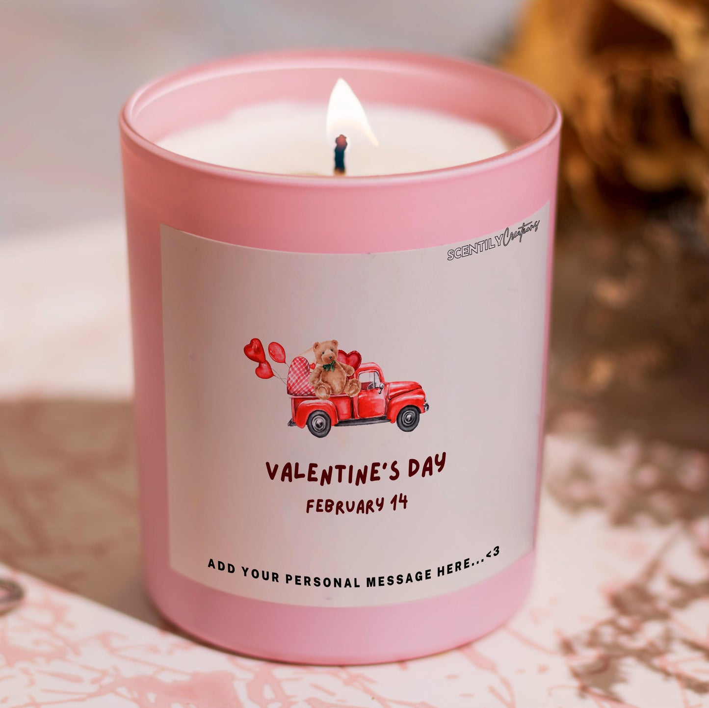 Valentine Car Candle