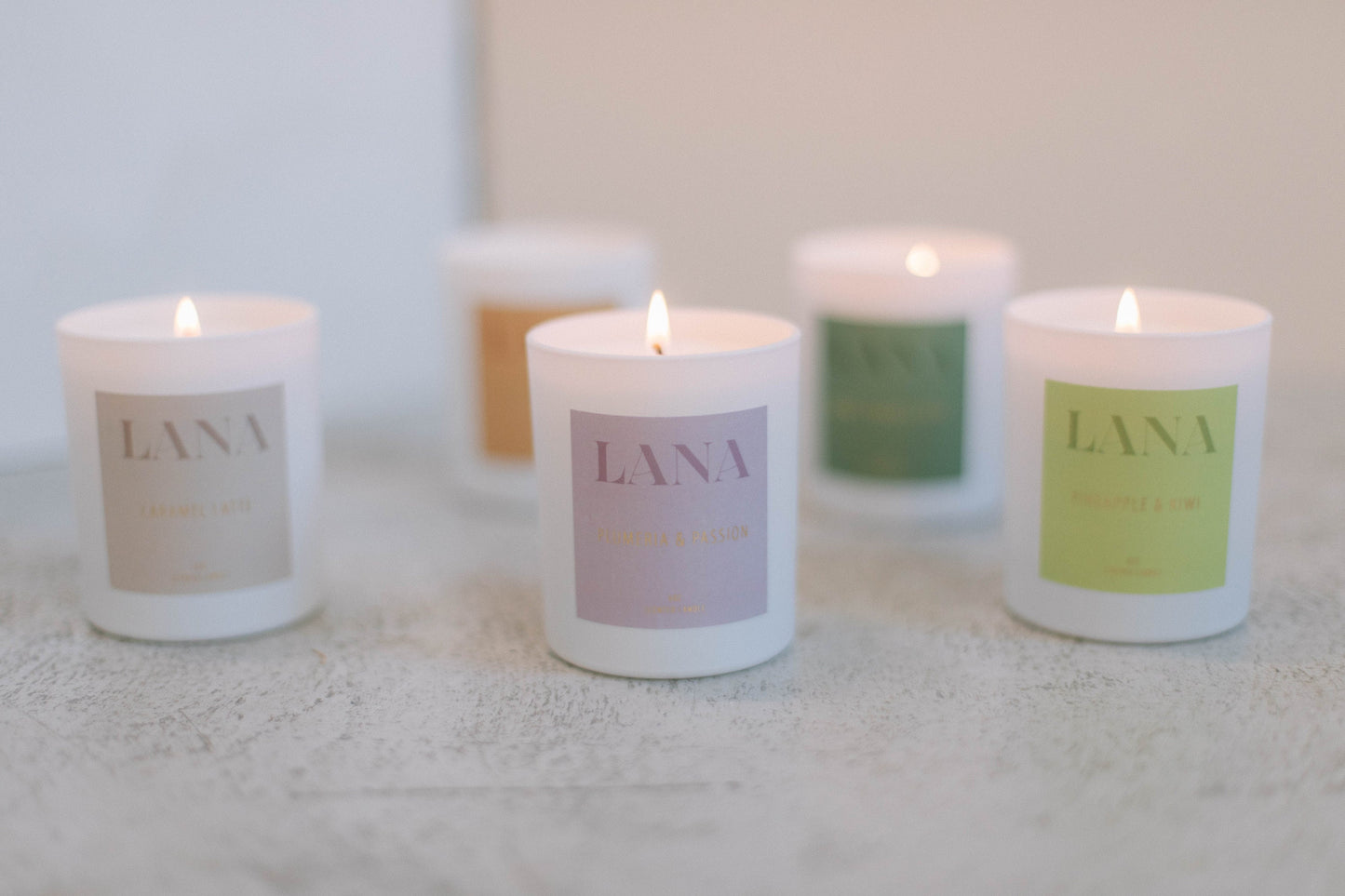 LANA - Caramel Latte - Soy Wax Candle