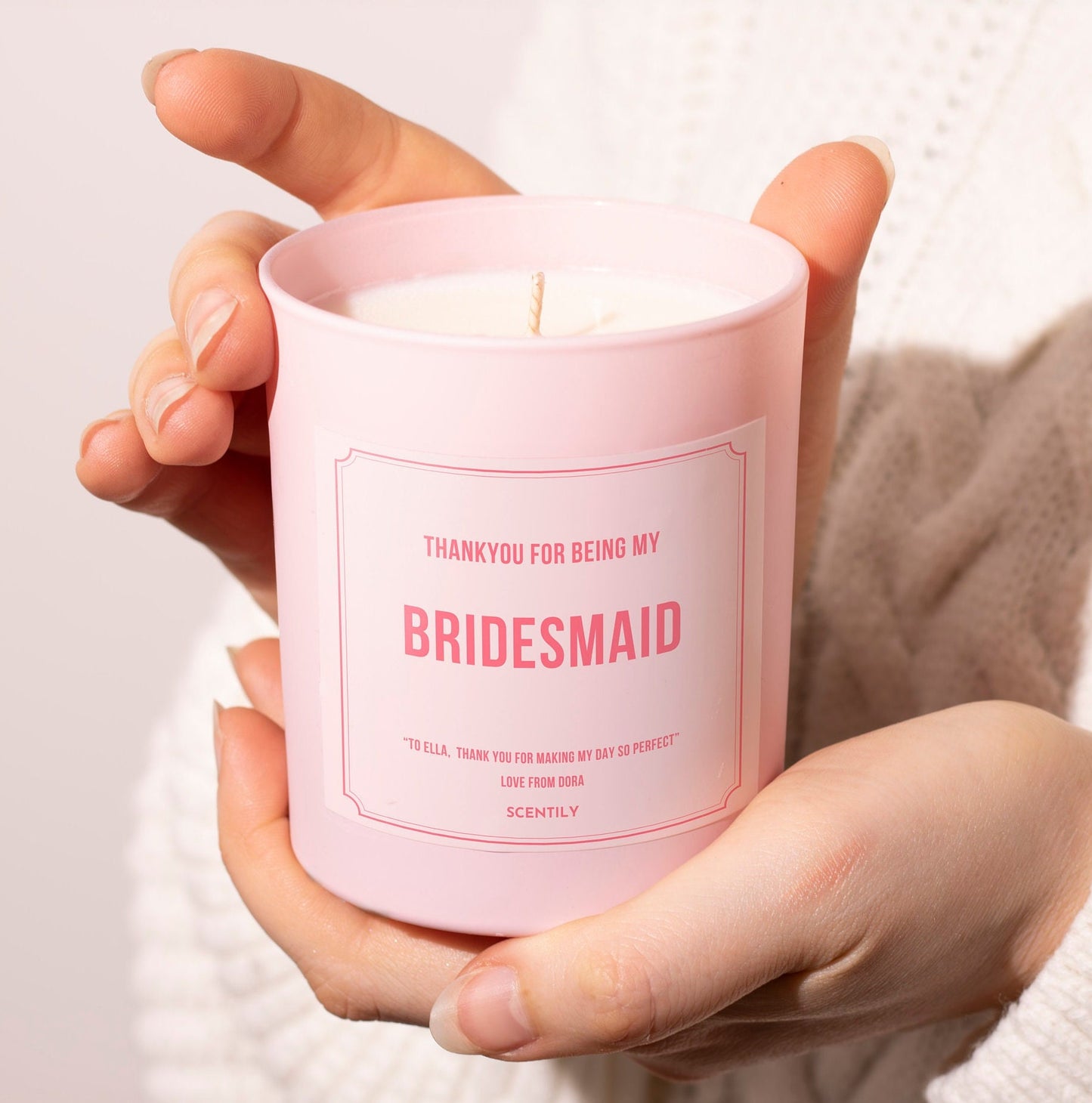 Thankyou Bridesmaid Scented Candle