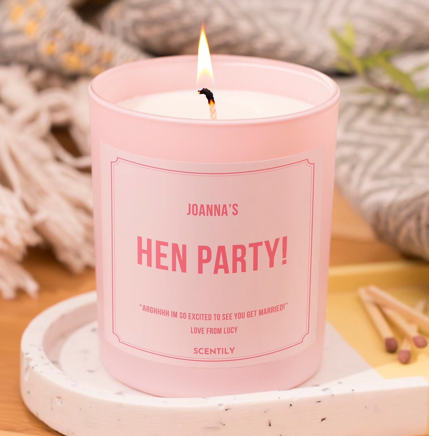 Hen Party Scented Candle