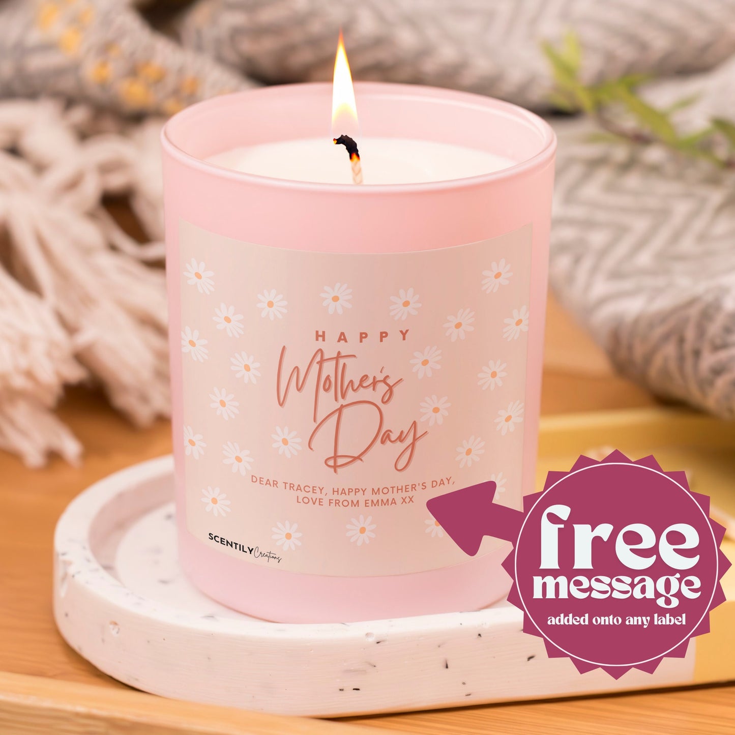 Happy Mothers Day Scented Candle