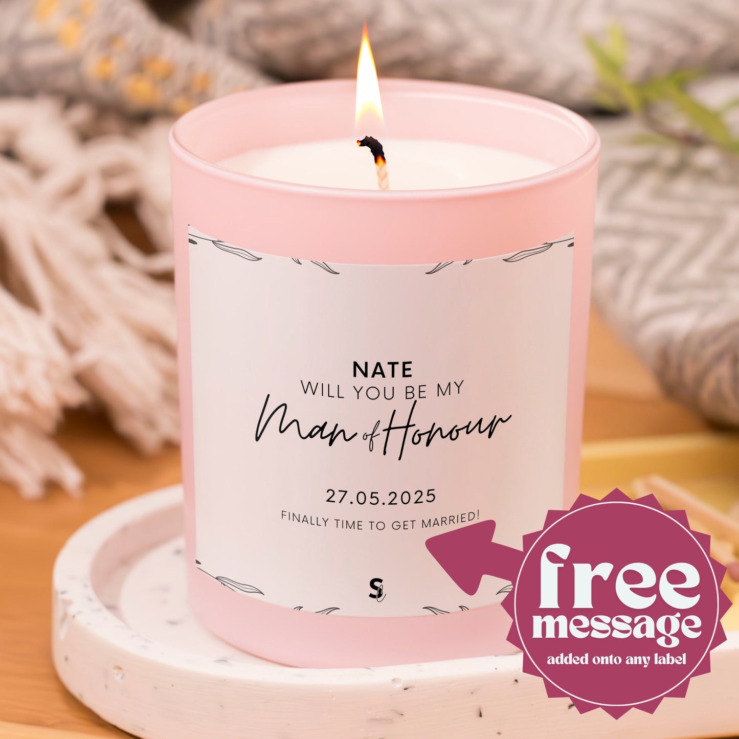 Man of Honour Candle