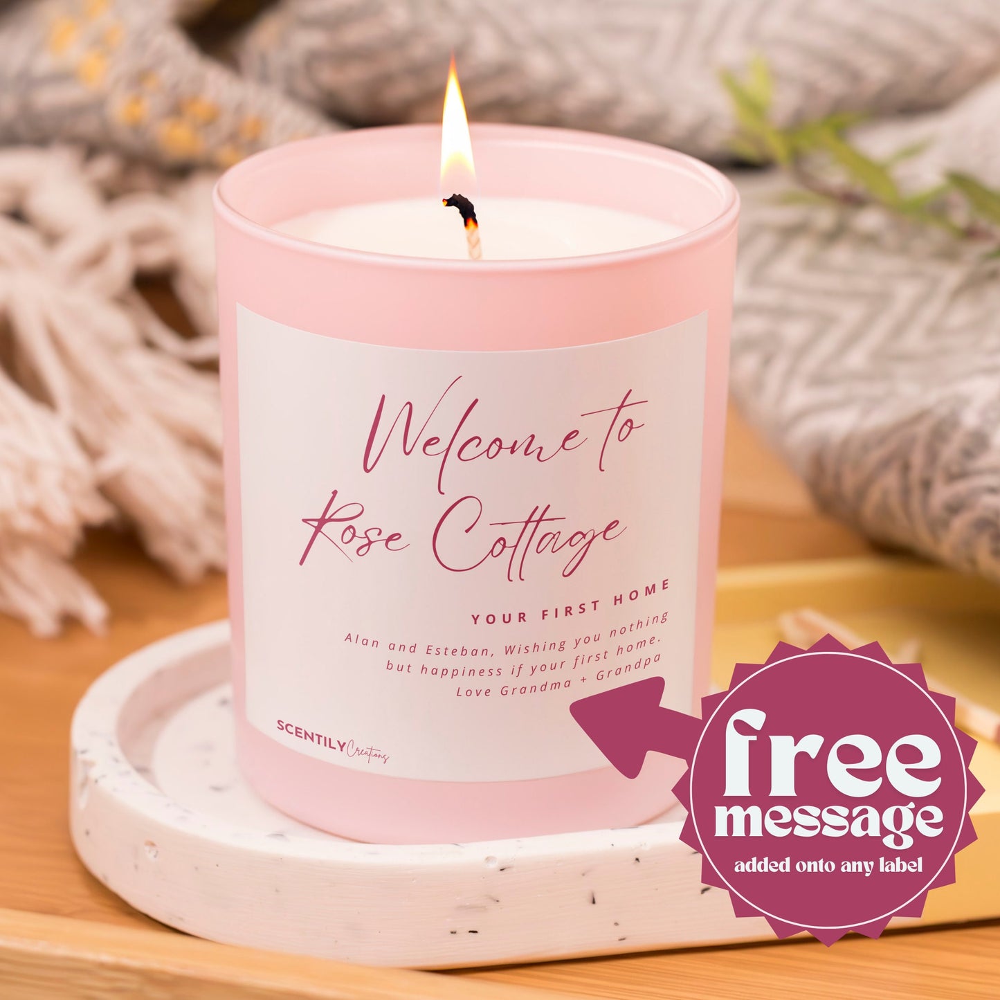 Welcome to Your Home Scented Candle