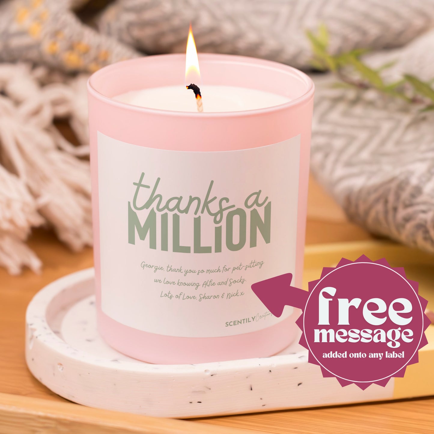 Thanks a Million Scented Candle