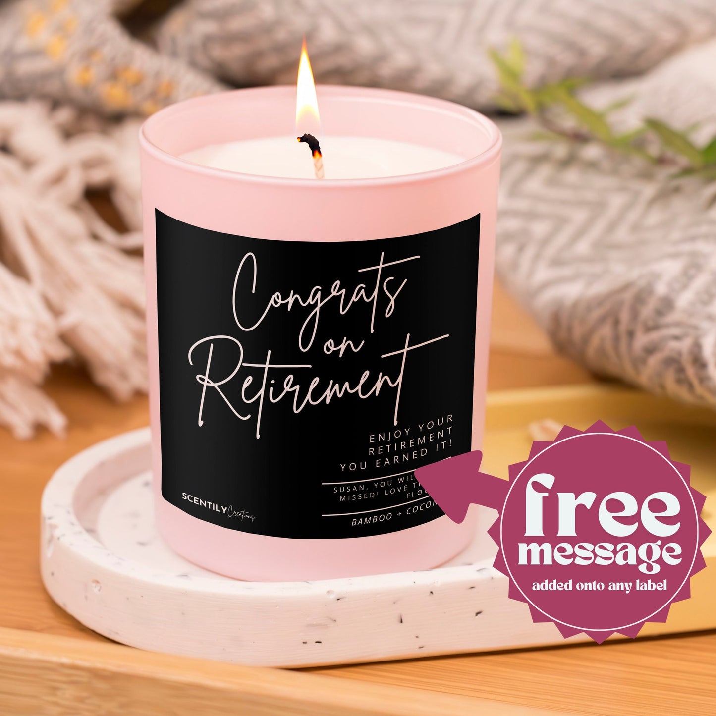 Retirement Candle