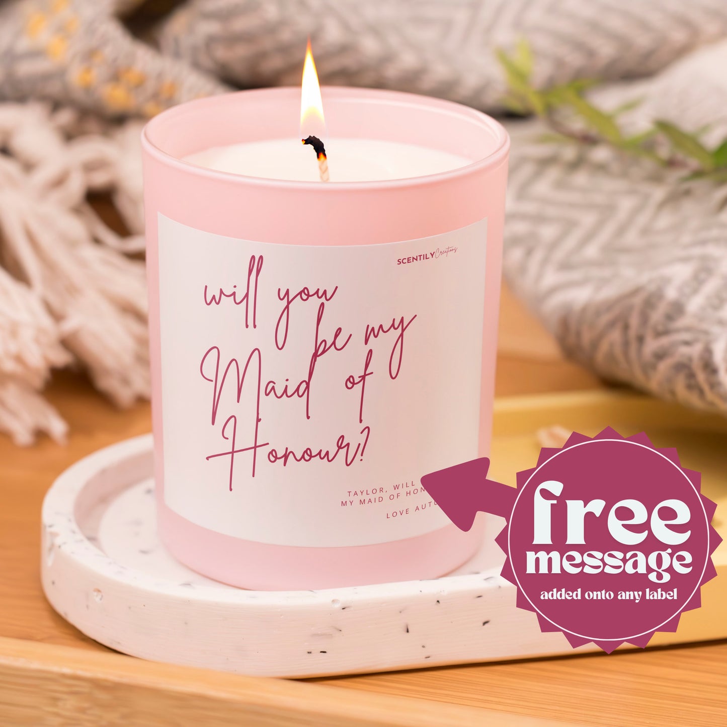 Maid of Honour? Scented Candle