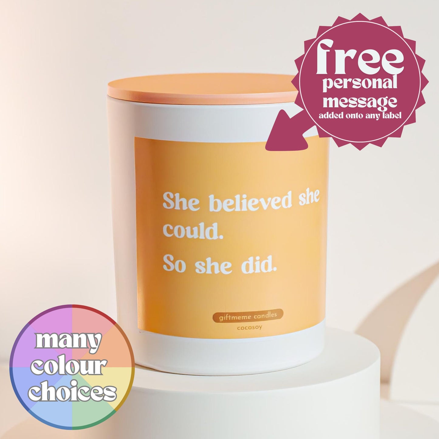 She Believed Scented Candle
