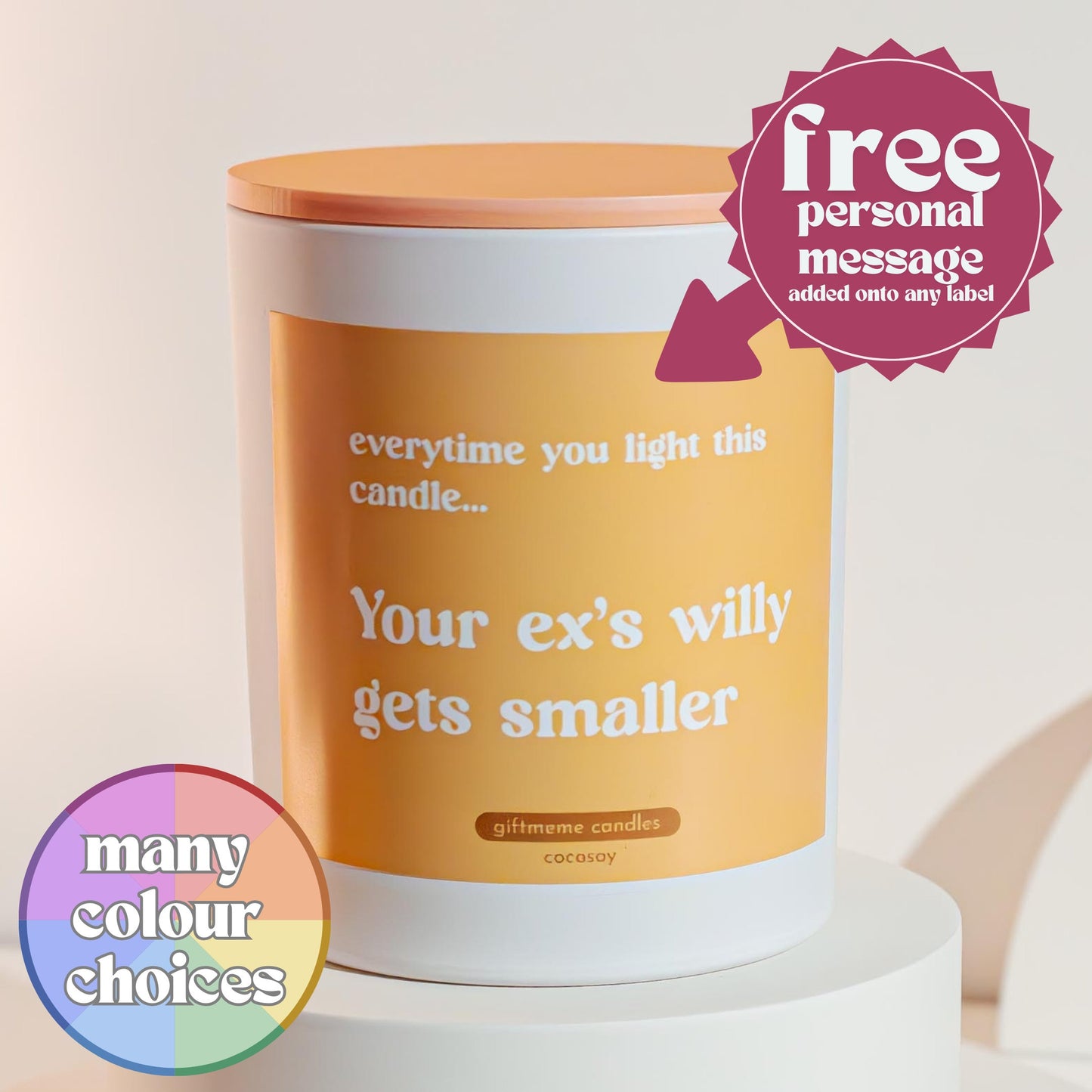 Ex's Lil Willy Scented Candle
