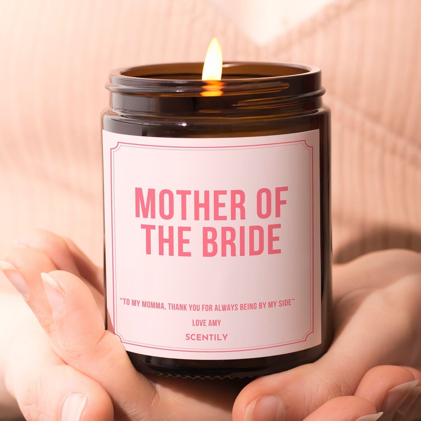 Mother of the Bride Wedding Candle