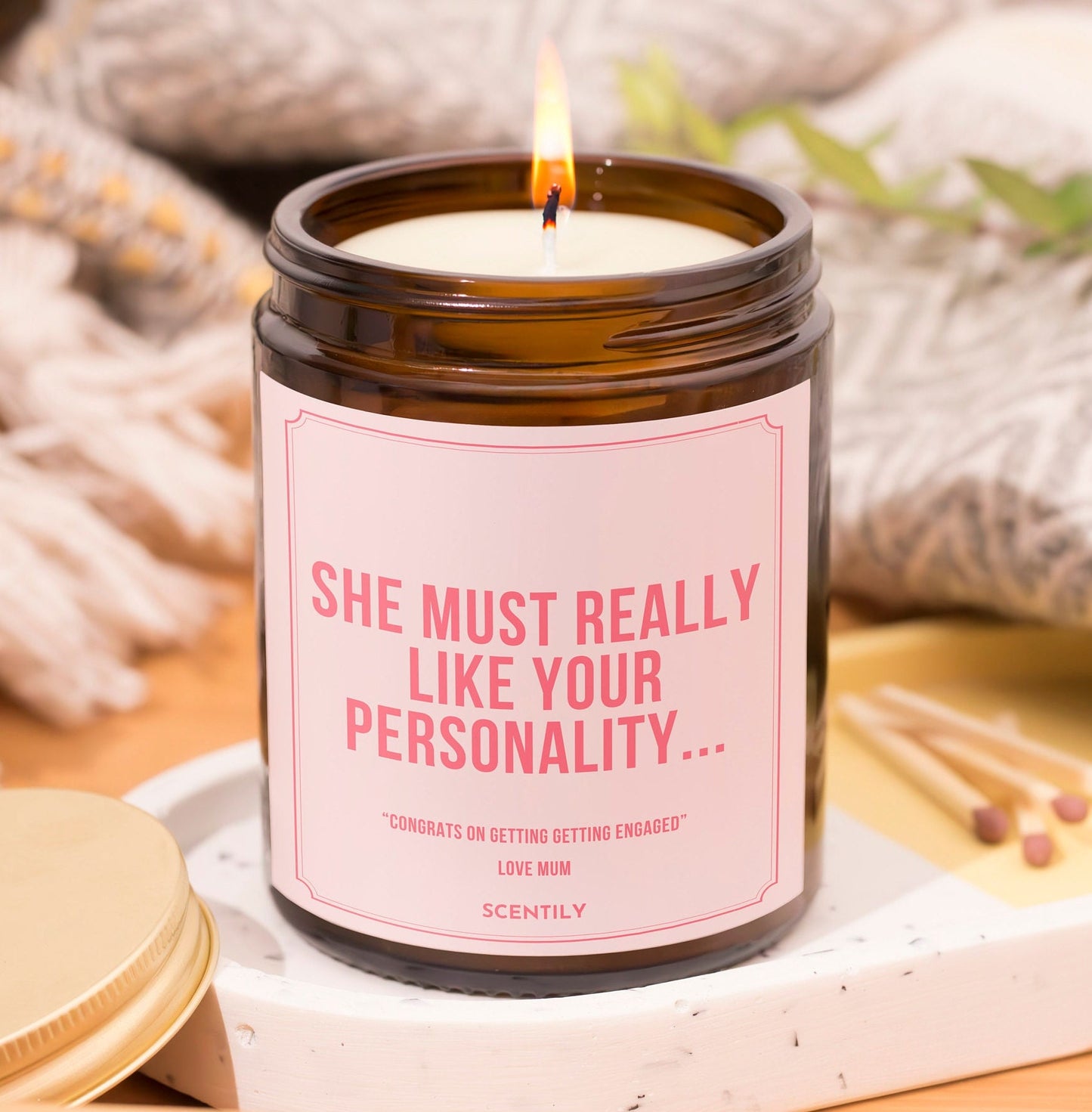 Nice Personality Scented Wedding Candle