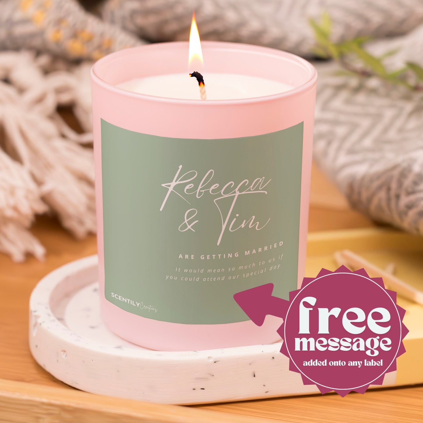 New Homeowner Candle for Newlyweds