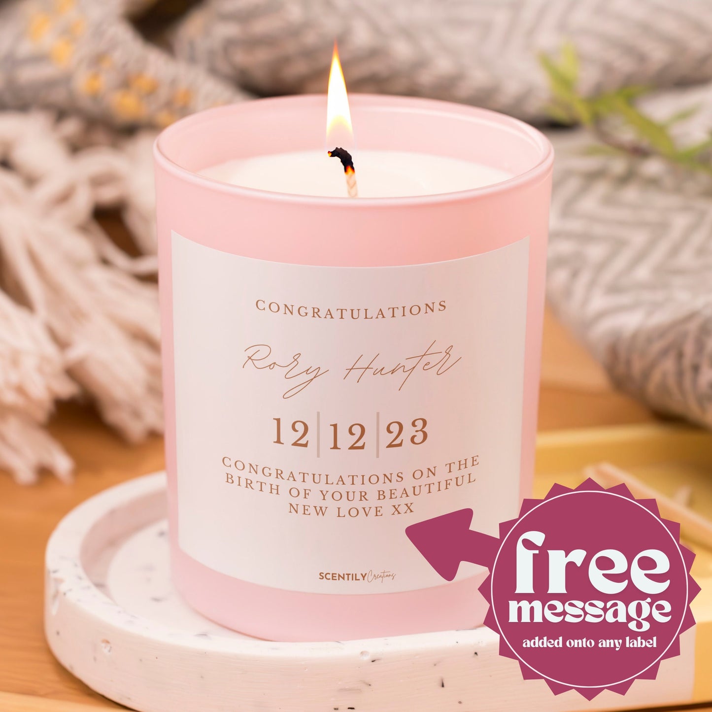 Important Date Scented Candle
