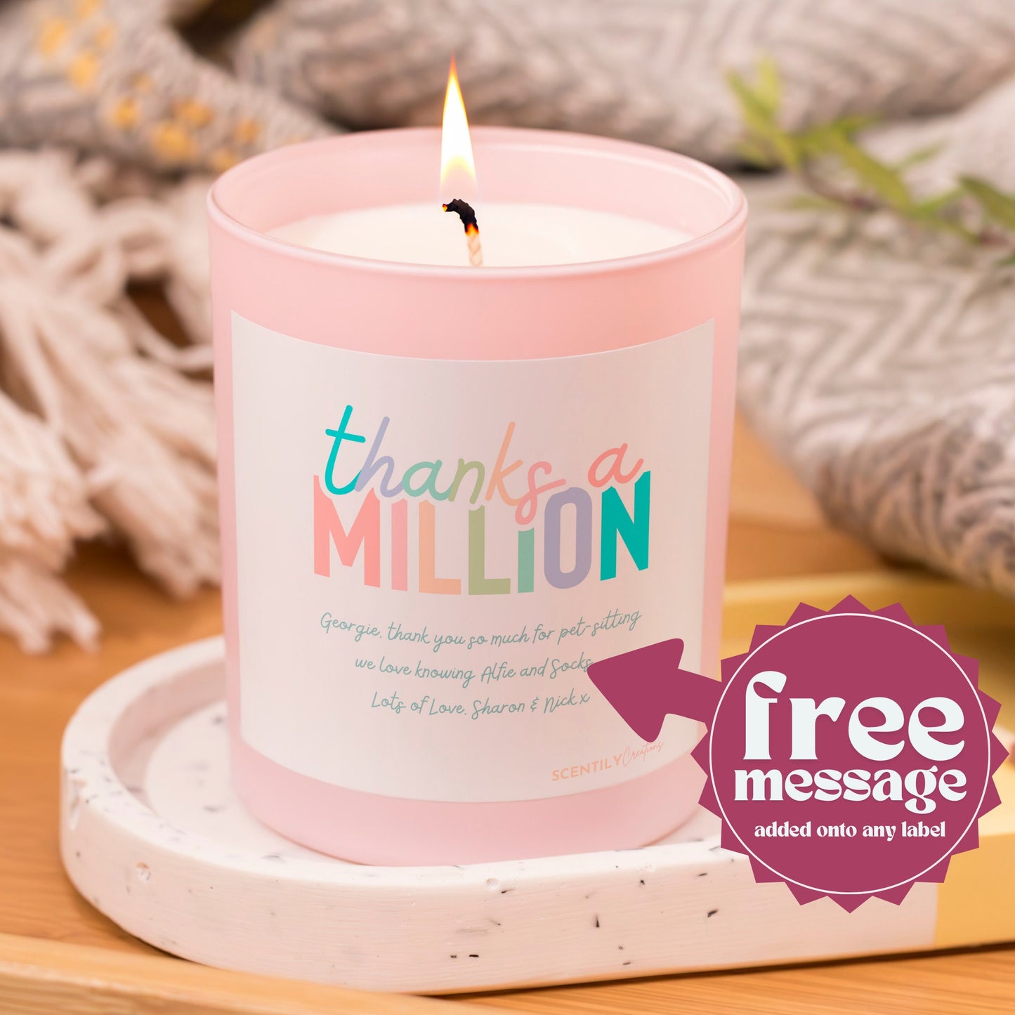 Thanks a Million Rainbow Scented Candle