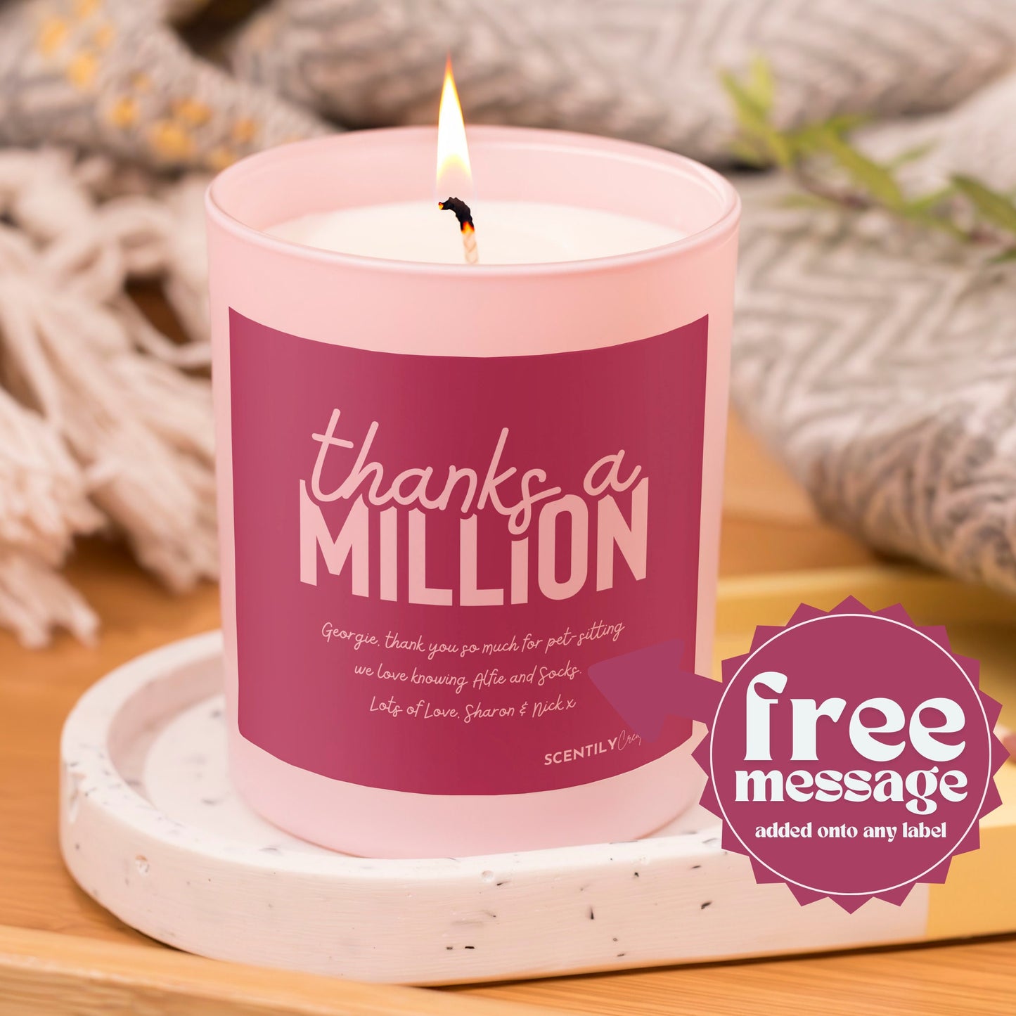 Thanks a Million Scented Candle