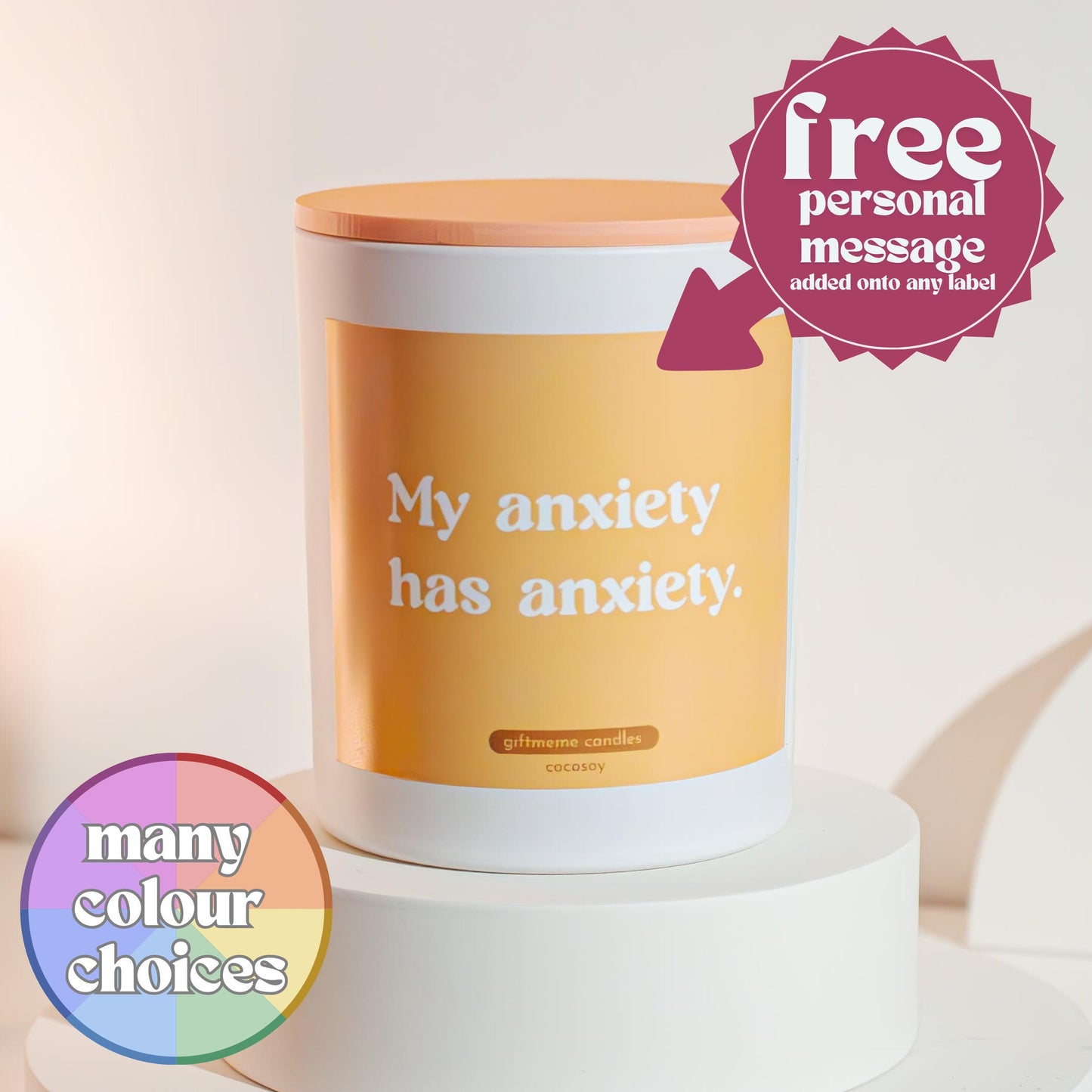 My Anxiety Scented Candle