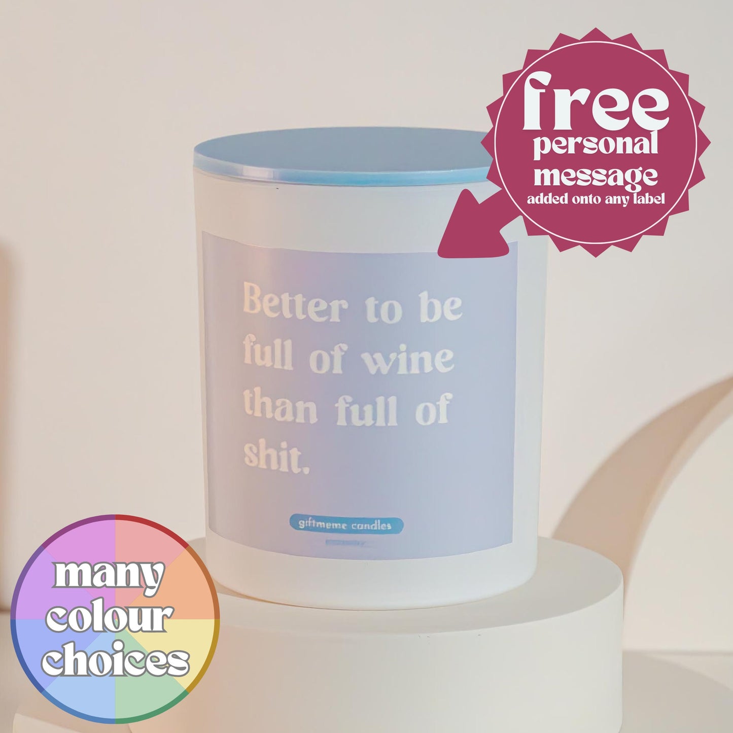 Full of Wine Scented Candle
