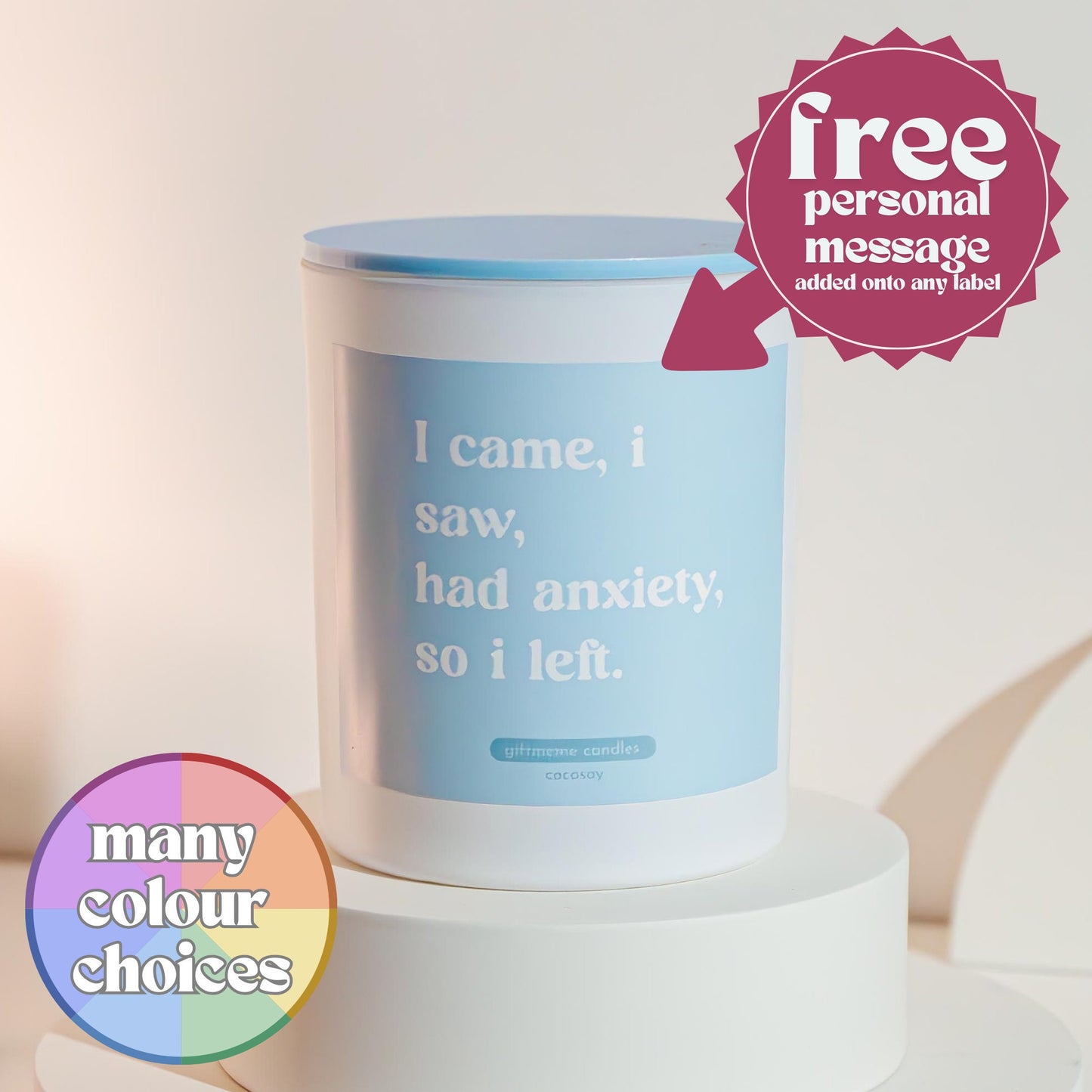 I Had Anxiety Scented Candle