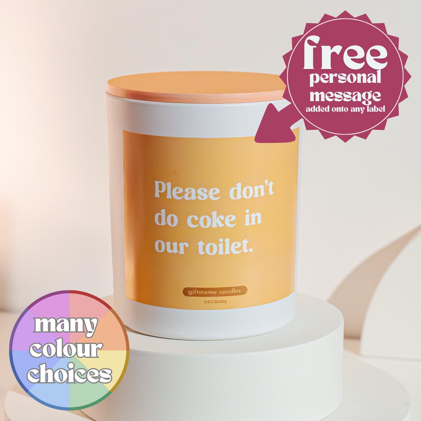 Please Don't Do Coke Scented Candle