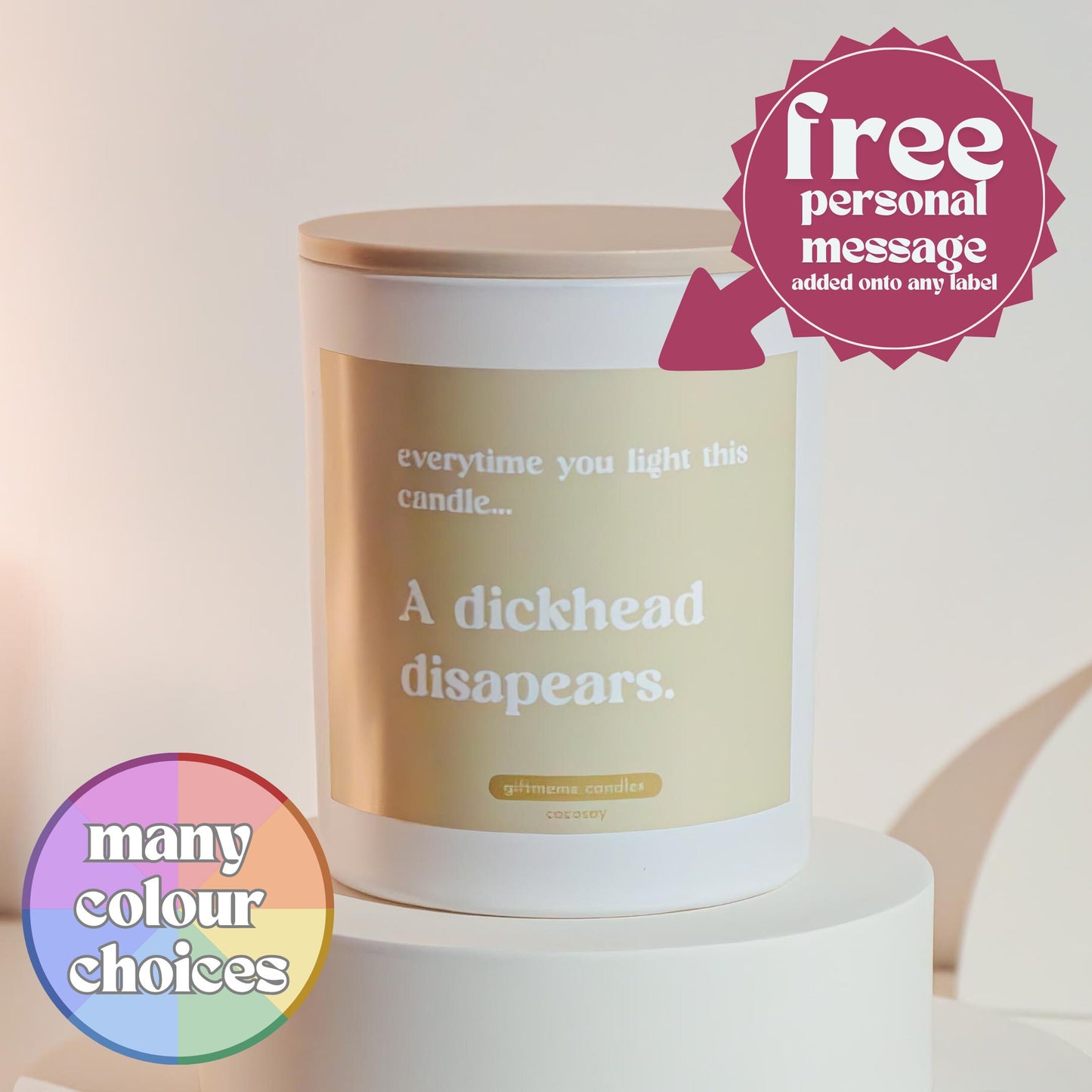 Poof Be Gone Scented Candle
