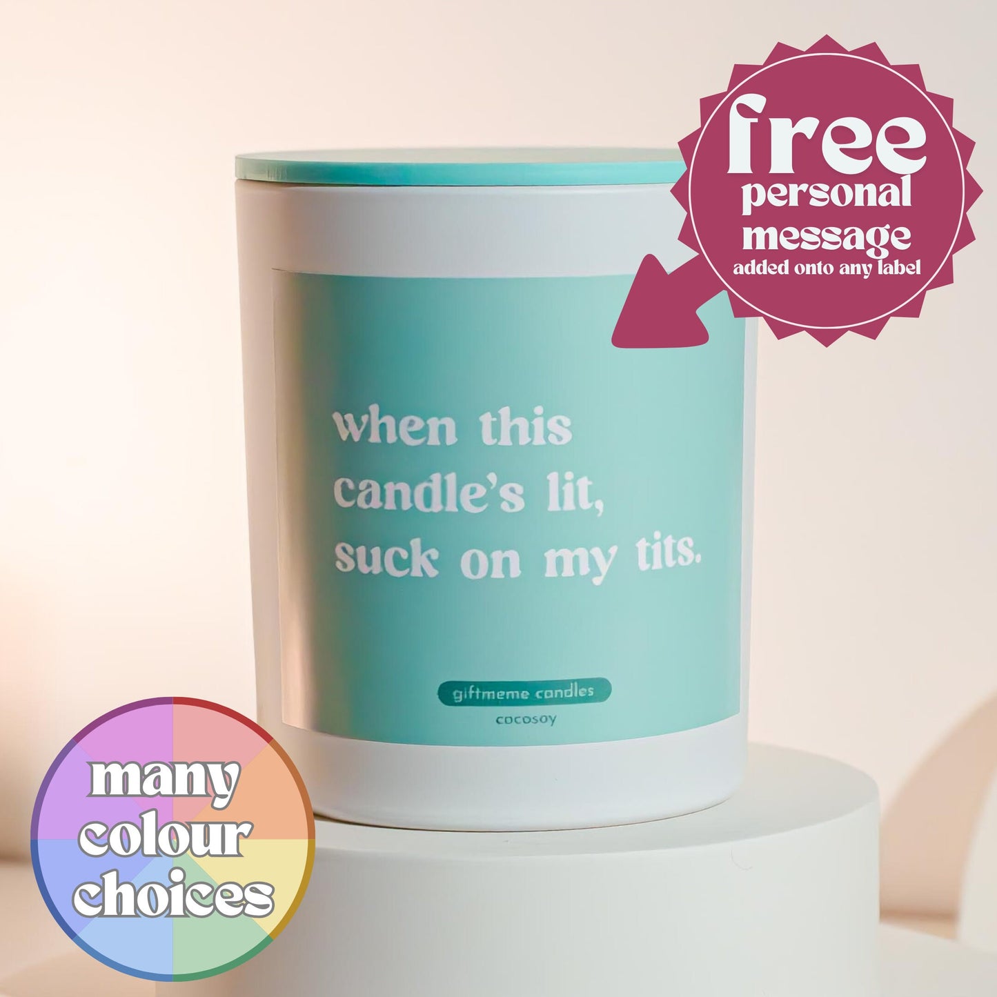 Suck on my T*ts Scented Candle