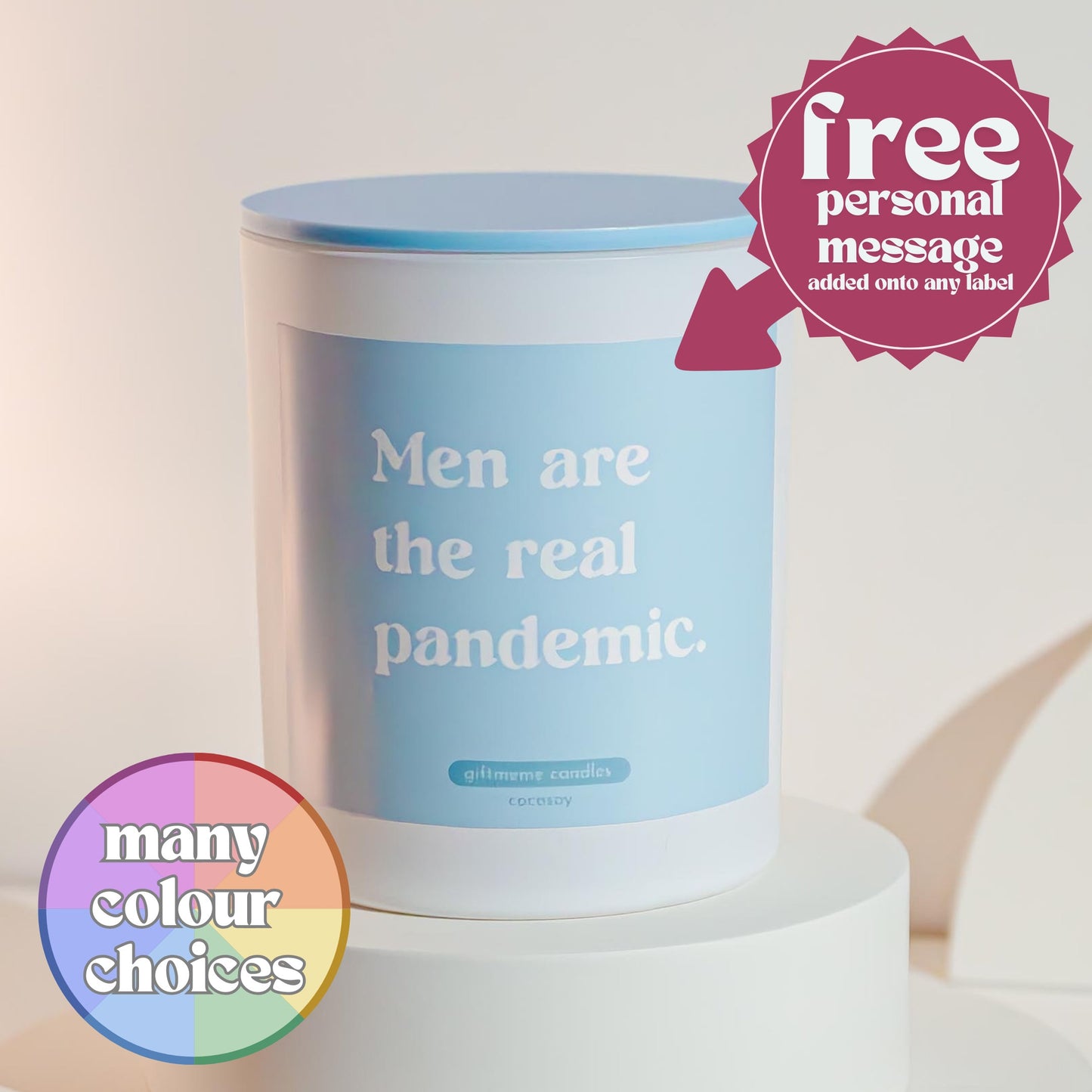 Men Are The Real Pandemic Scented Candle