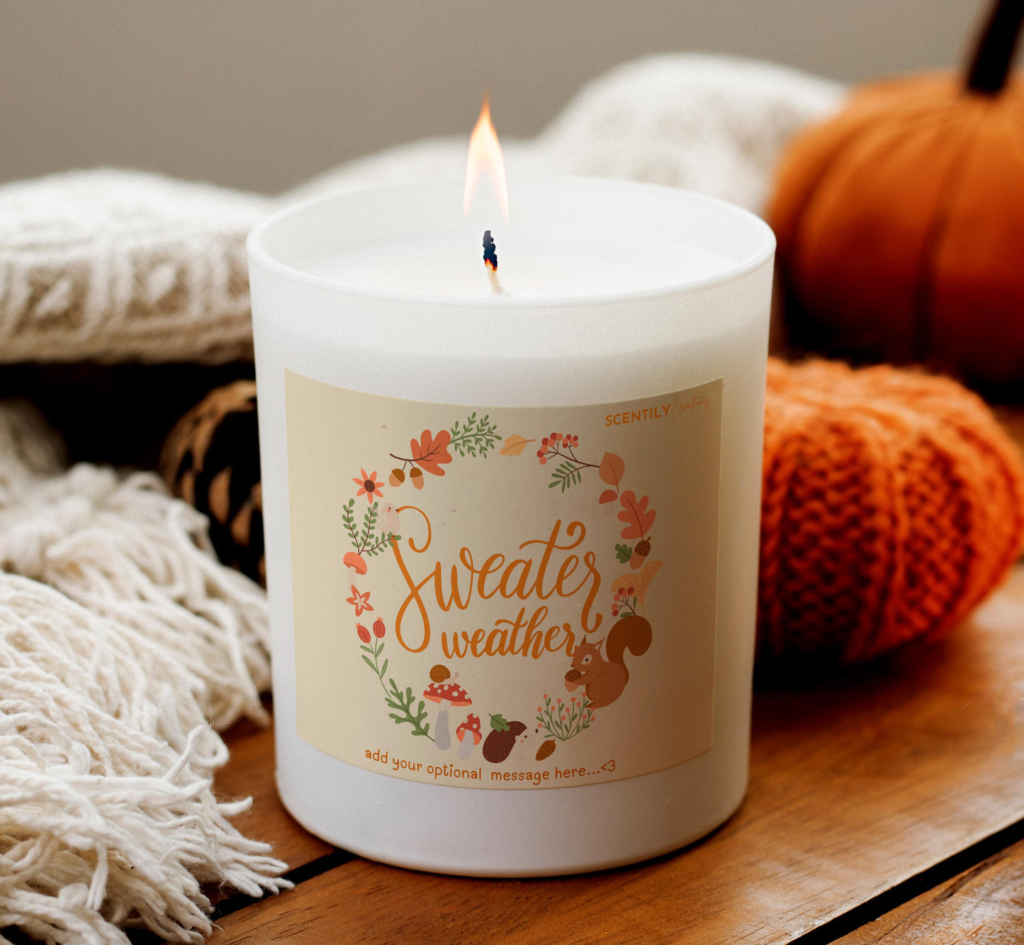 Sweater Weather Autumn Scented Candle