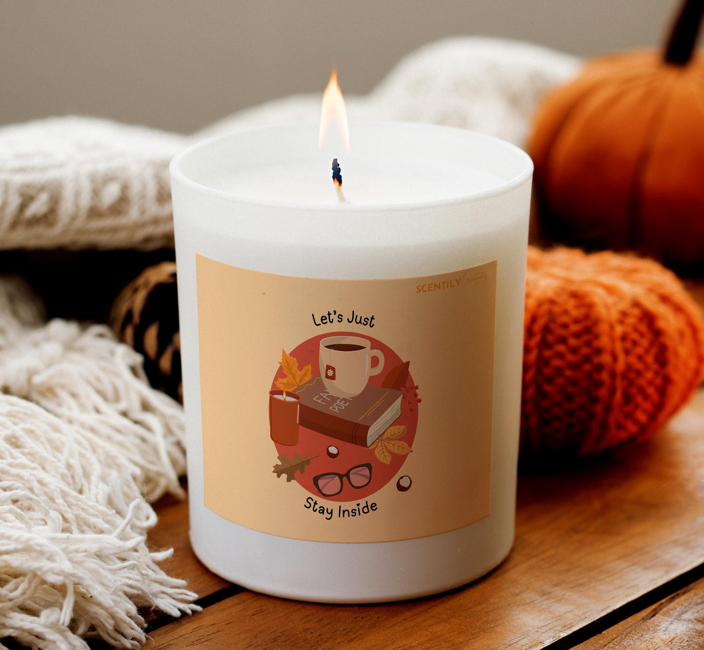 Stay Inside Autumn Scented Candle