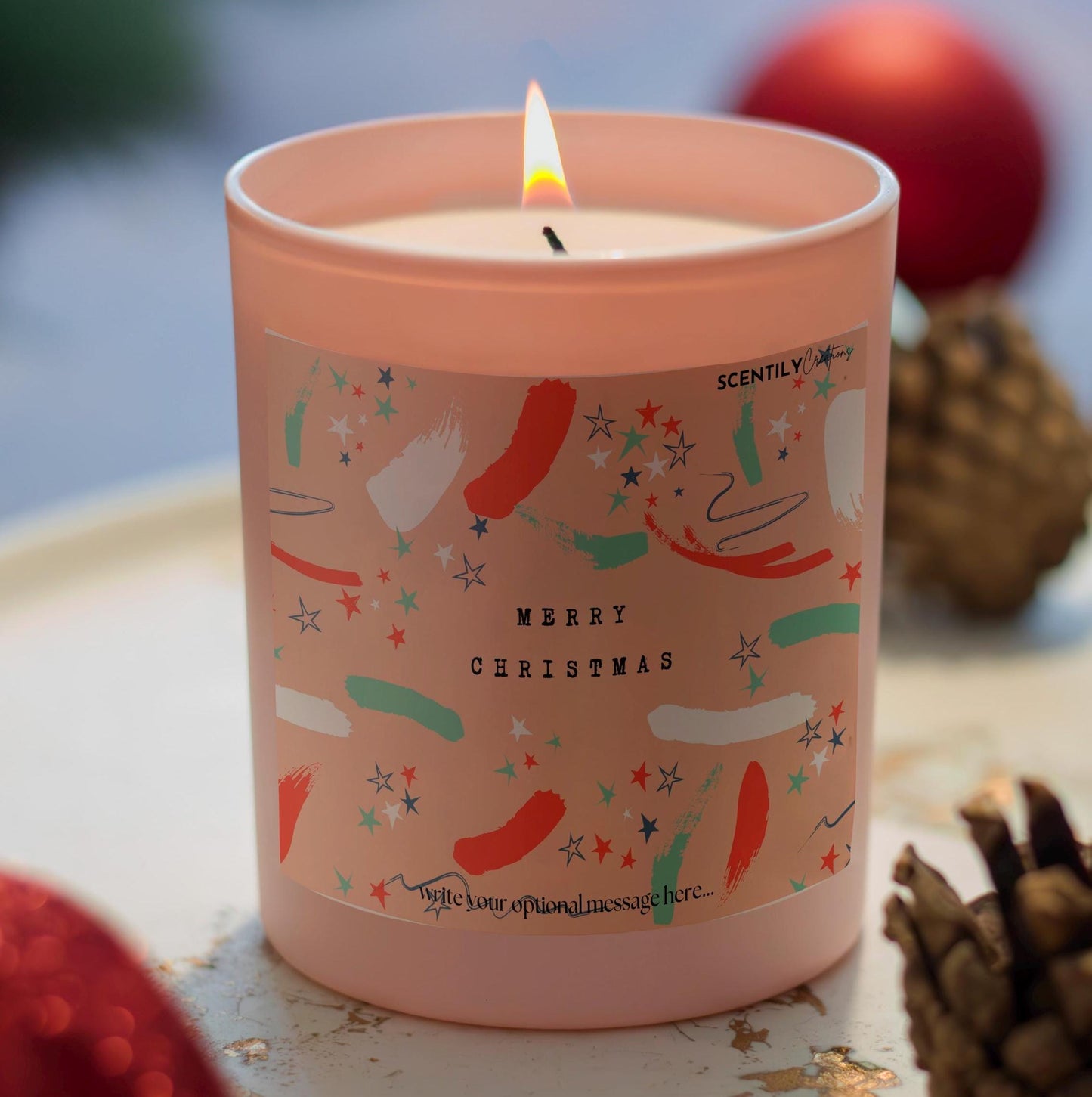 Typewriter Christmas Scented Candle