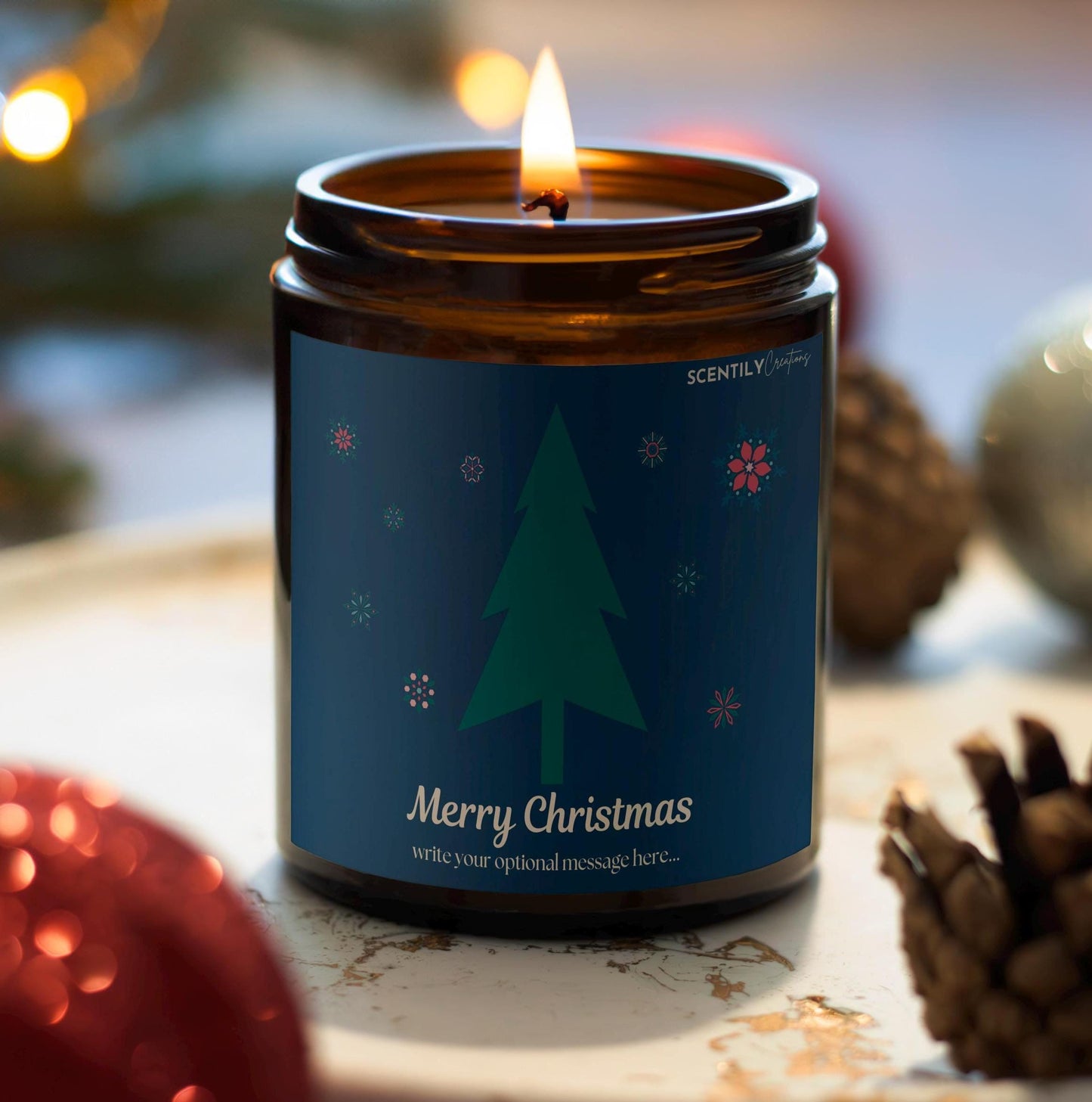 Christmas Tree Icon Scented Candle