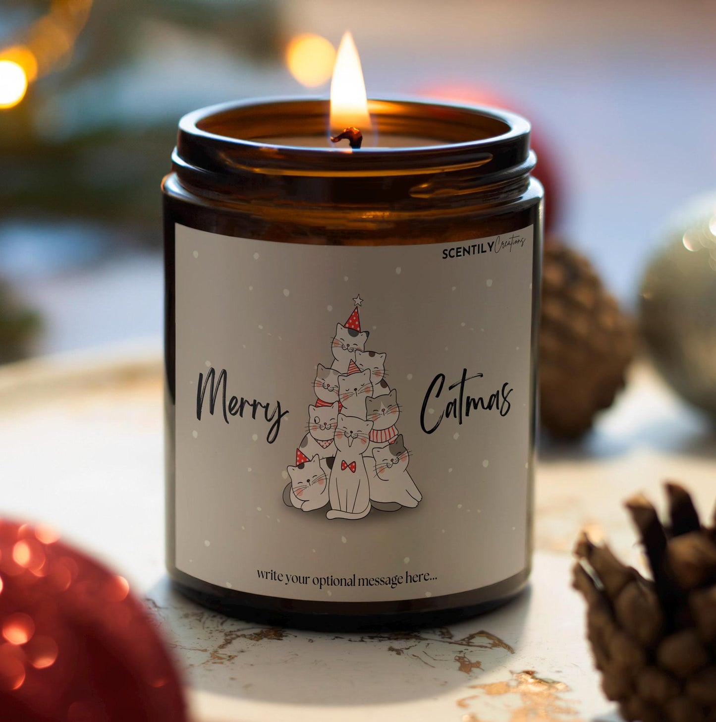 Merry Catmas Scented Candle
