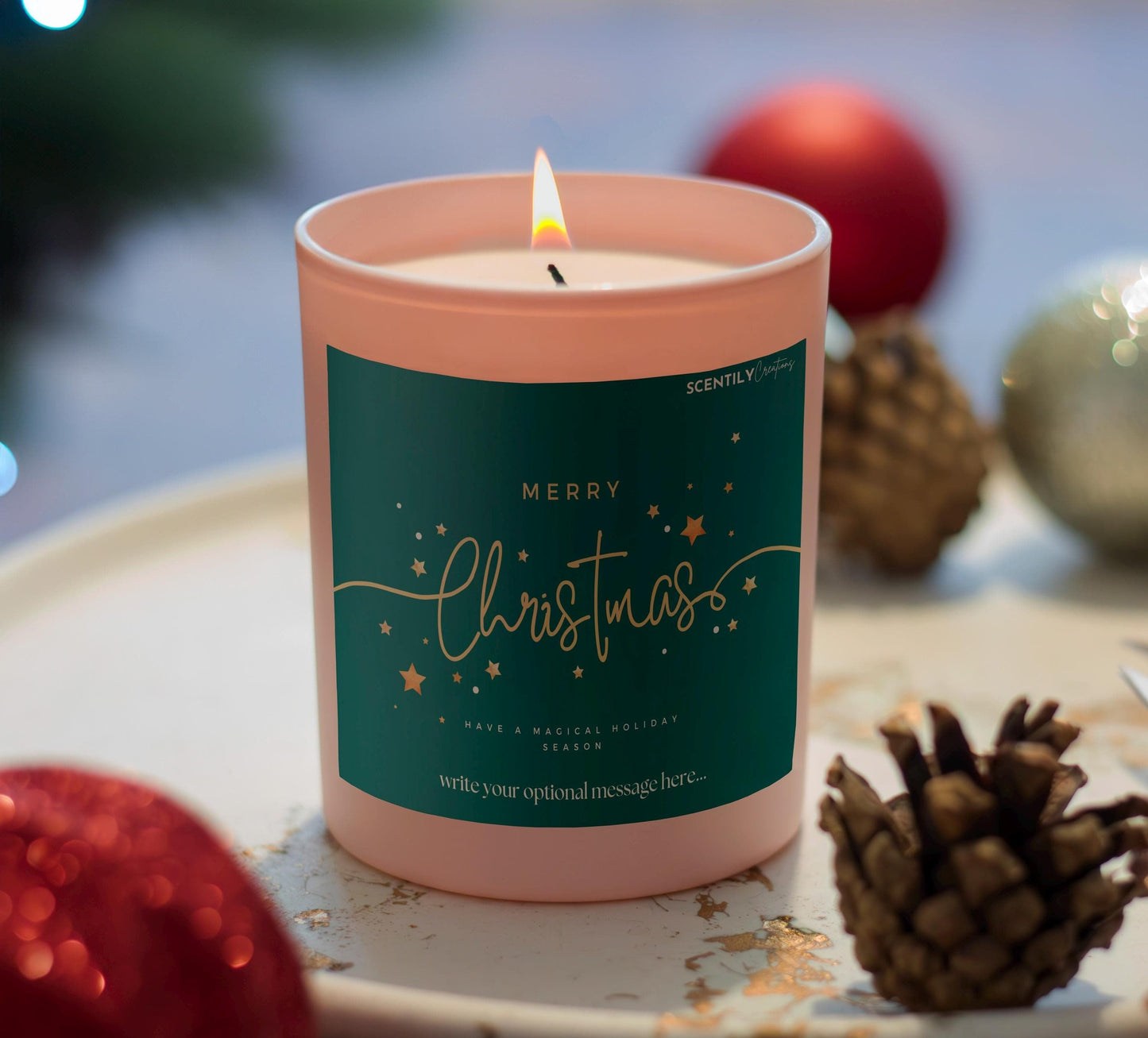Merry Christmas Scented Candle