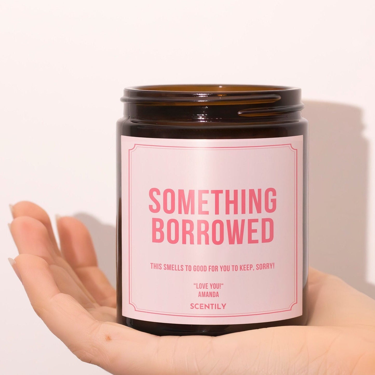 Something Borrowed Wedding Candle