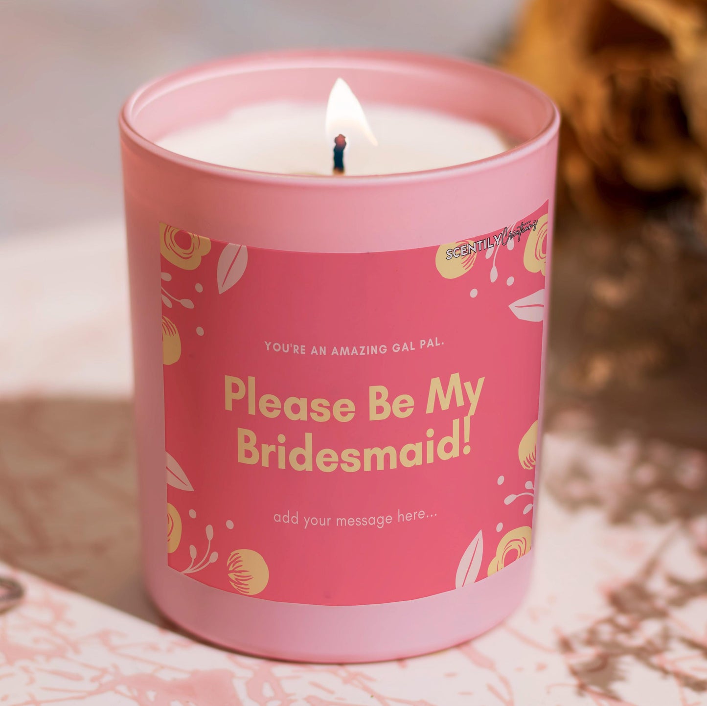 Please Be My Bridesmaid Scented Candle