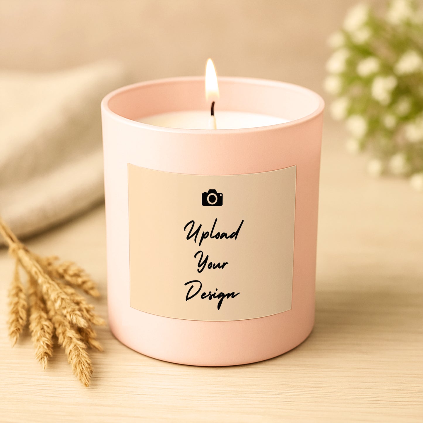 Branded Candle Sample