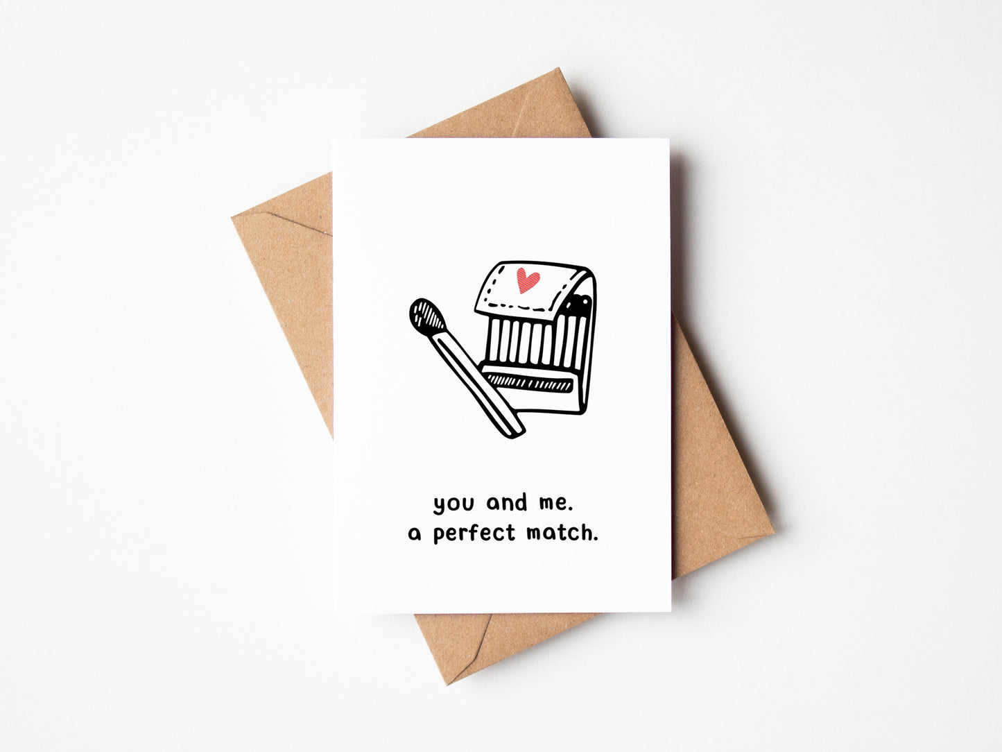 Handwritten Perfect Match Card