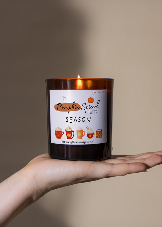 Pumpkin Spice Fall Autumnal Candle