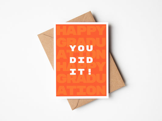 Handwritten Congratulations Graduation Card