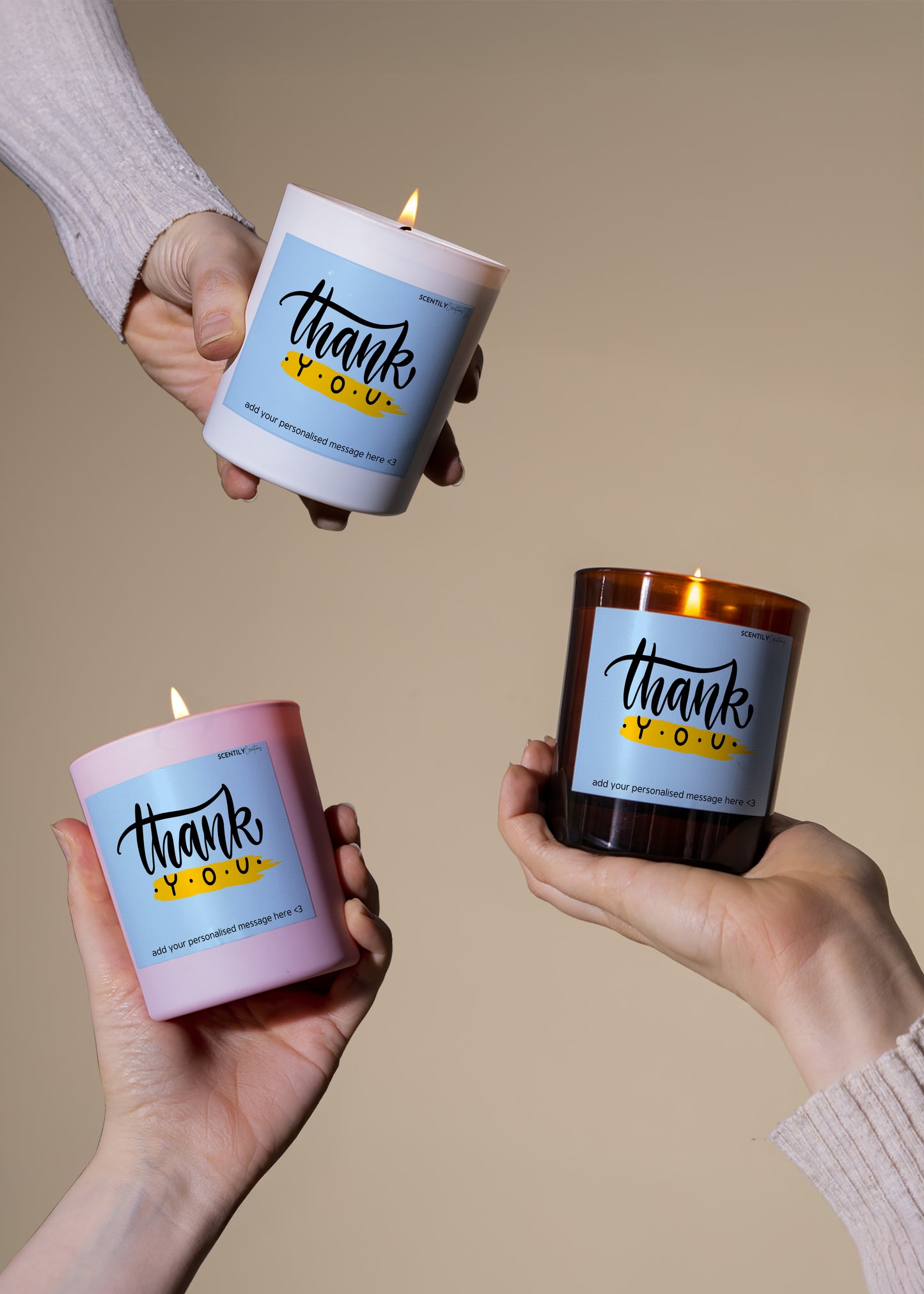 High Lighter Thank You Scented Candle