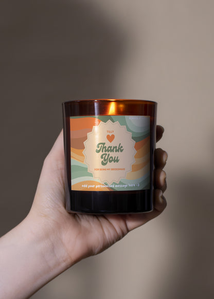 Circles Thank You Scented Candle
