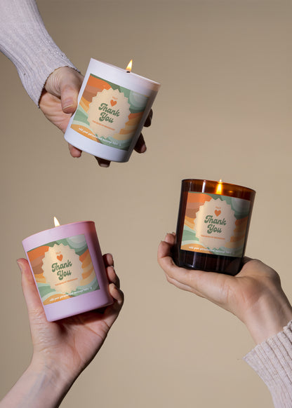 Circles Thank You Scented Candle